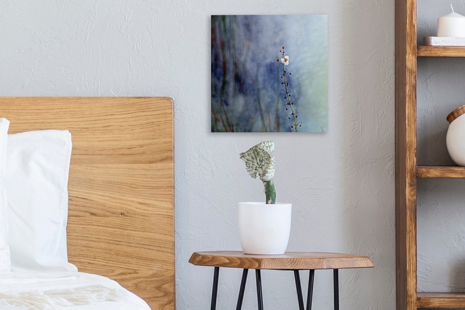 Hintergrund, OneMillionCanvasses® für Eine Bilder (1 St), Leinwand Leinwandbild Schlafzimmer buntem Pfeilspitze mit Wohnzimmer