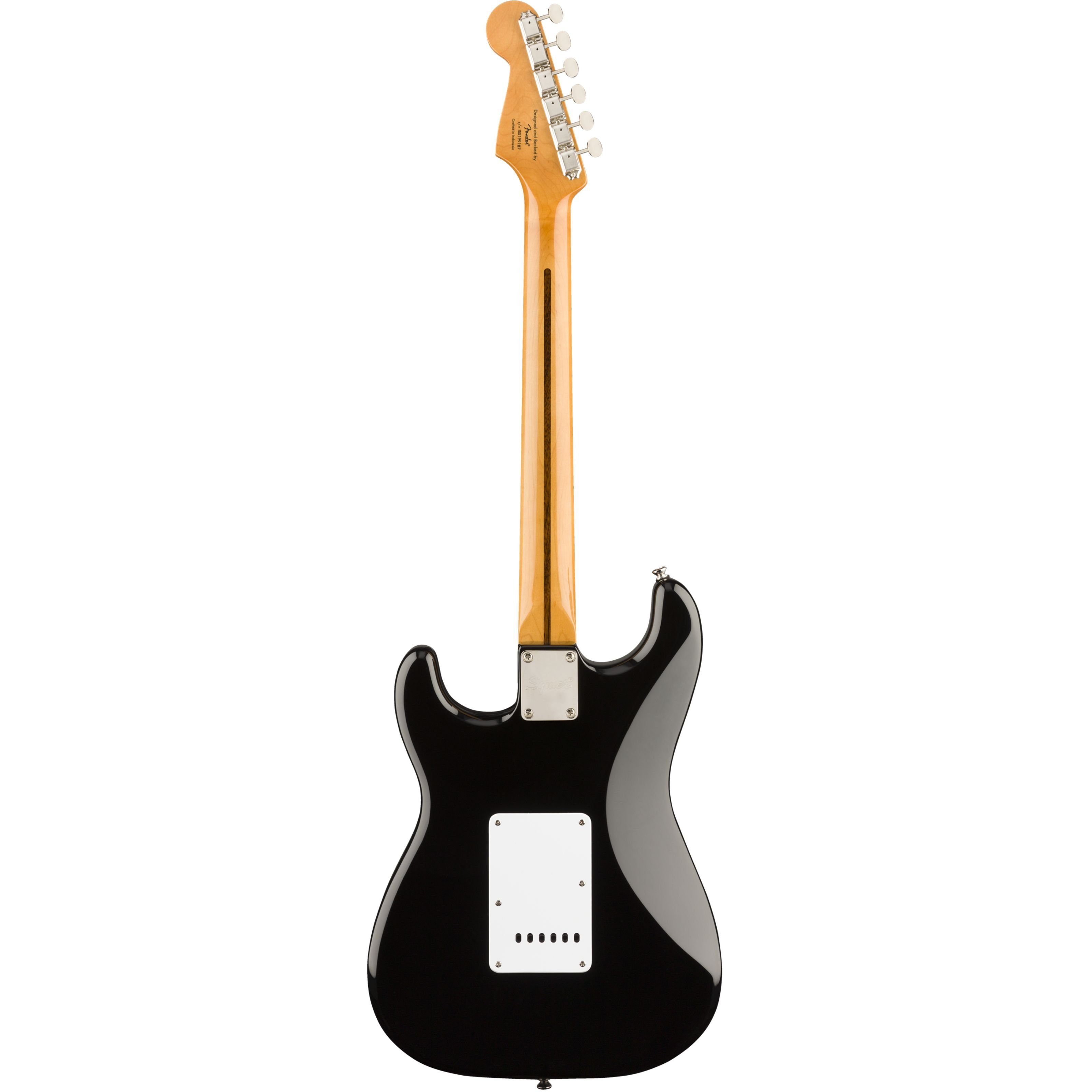 Squier E-Gitarre, E-Gitarren, ST-Modelle, Classic Vibe '50s Stratocaster MN Black - E-Gitarre