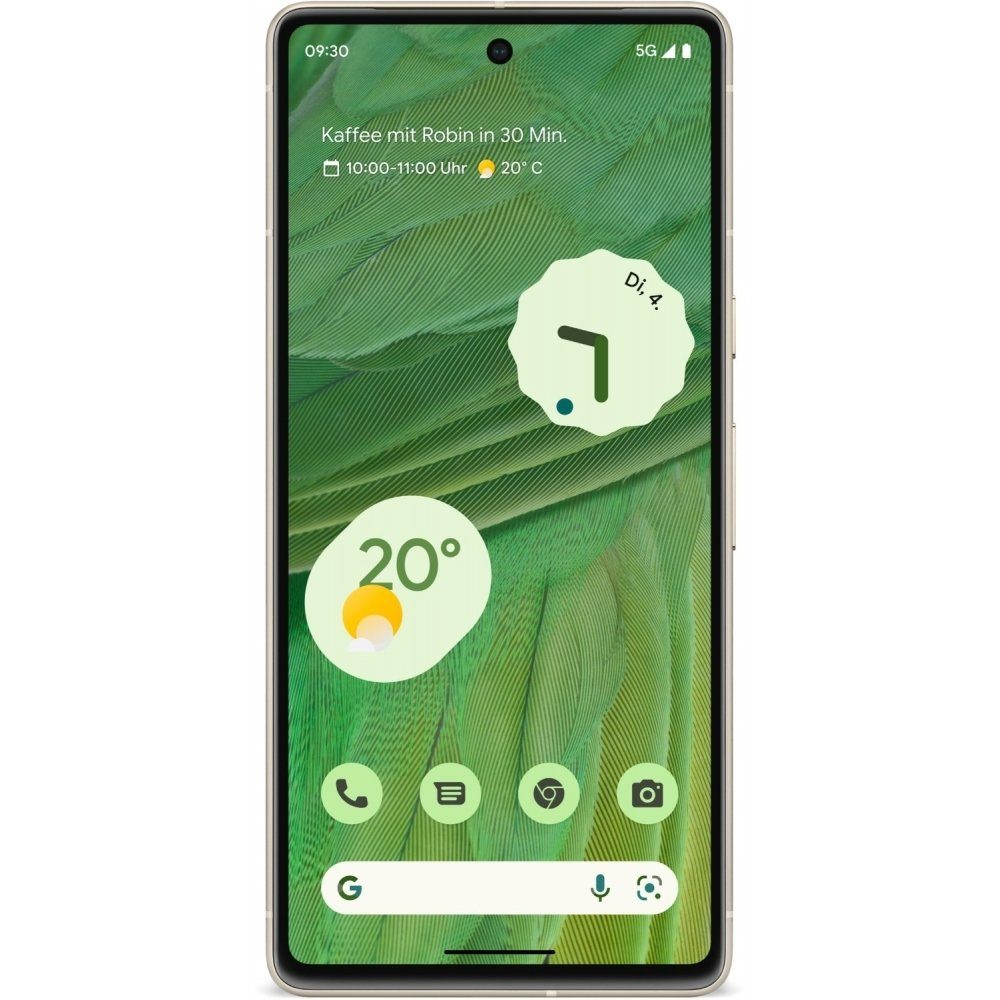 Smartphone Pixel 256 / 8 - GB 256 5G GB GB lemongrass - Smartphone Google 7 Speicherplatz) (6,3 Zoll,