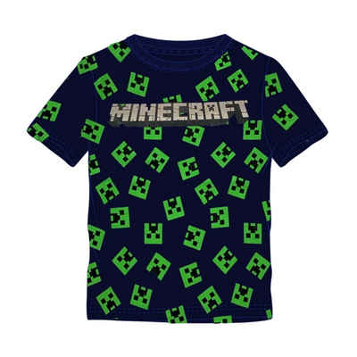 Minecraft T-Shirt »Creeper« Jungen Kinder Gaming Shirt Gr. 110-152 cm