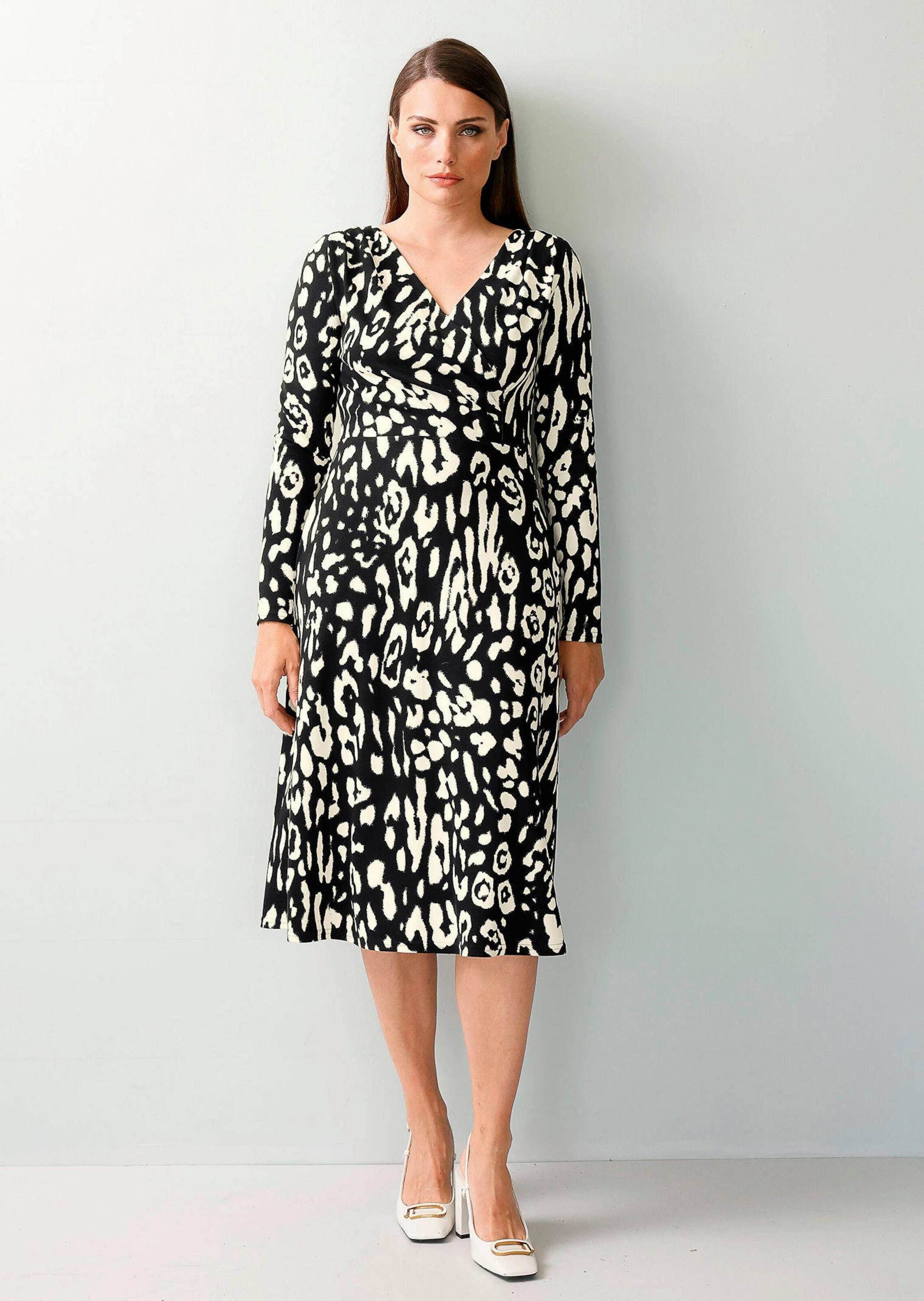 Jerseykleid Kleid in Animaldessin