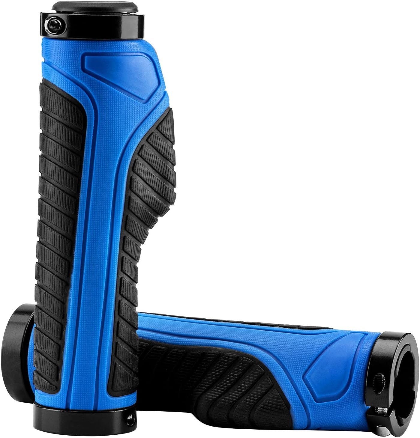ROCKBROS Fahrradlenkergriff TPR Fahrradgriffe ergonomisch rutschfest für 22,2 mm Lenker