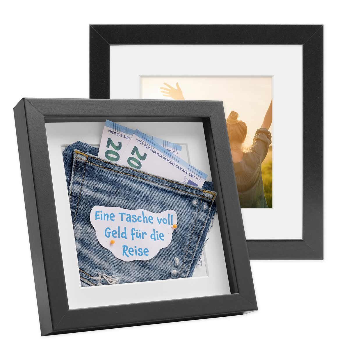 PHOTOLINI Bilderrahmen 2er Set 3D-Rahmen mit günstig online kaufen