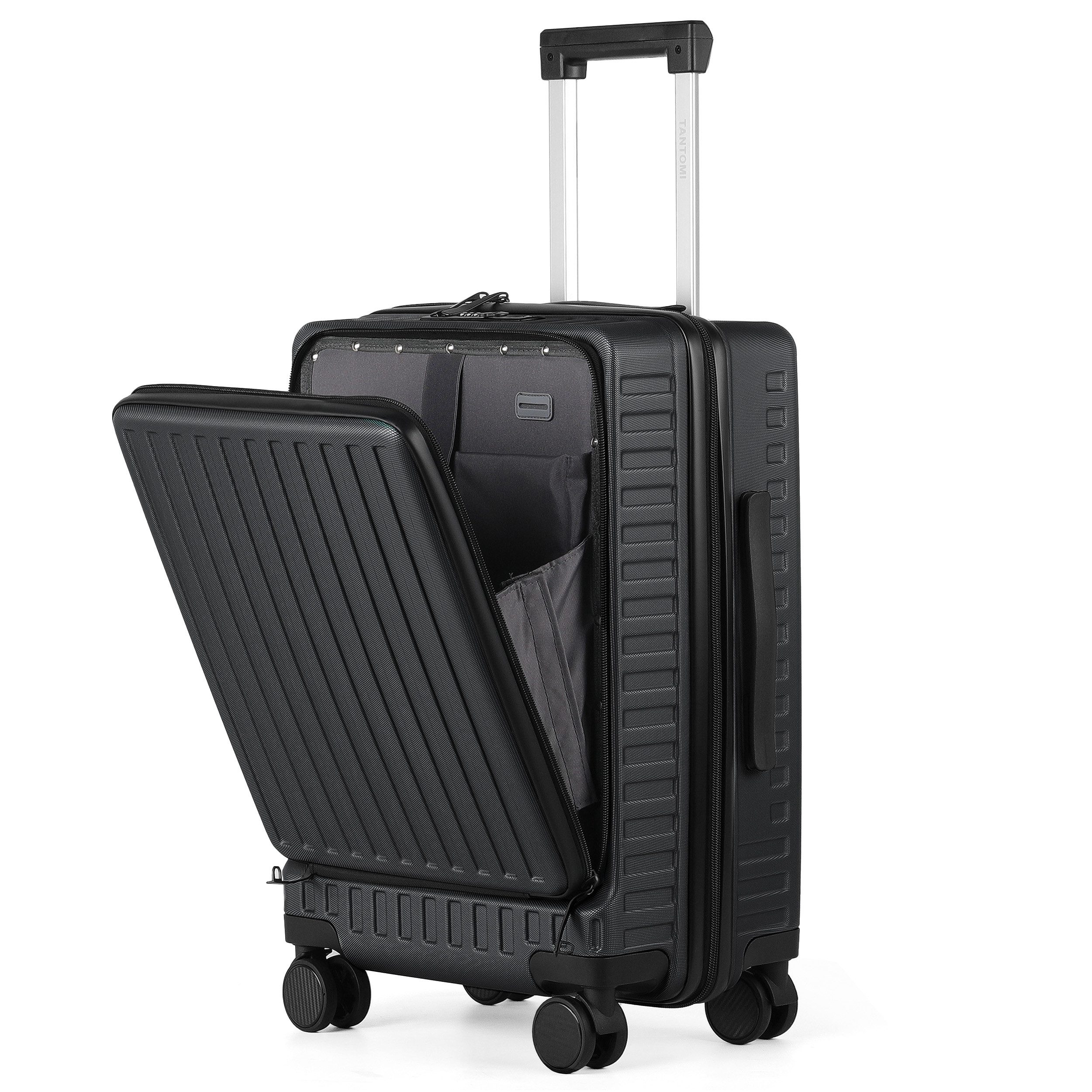 Hartschalen-Trolley ABS Handgepäckkoffer Business-Koffer Trolleys mit TSA Schloss