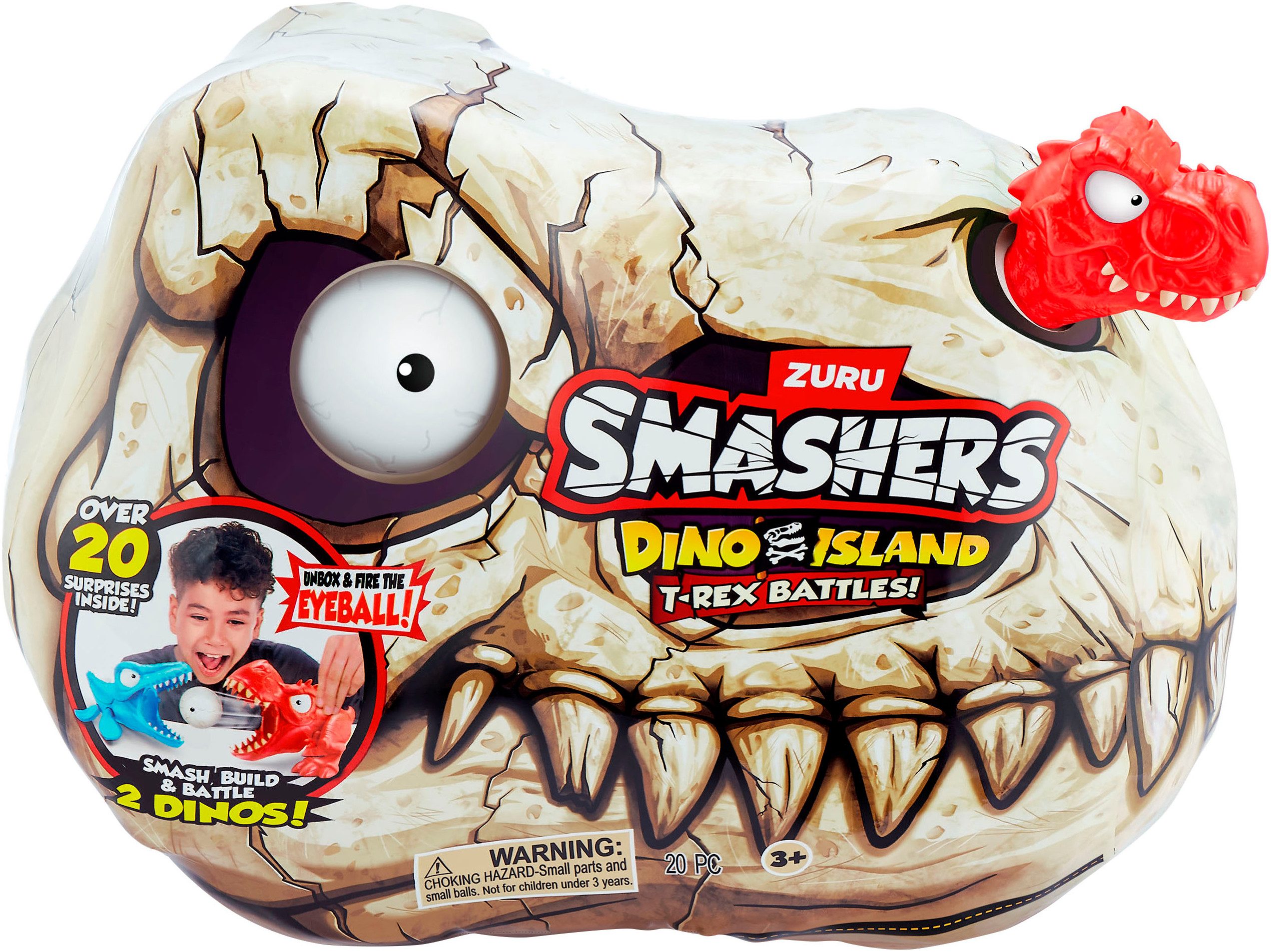 Spielfigur Smashers, Dino Island T-Rex Battles Mini