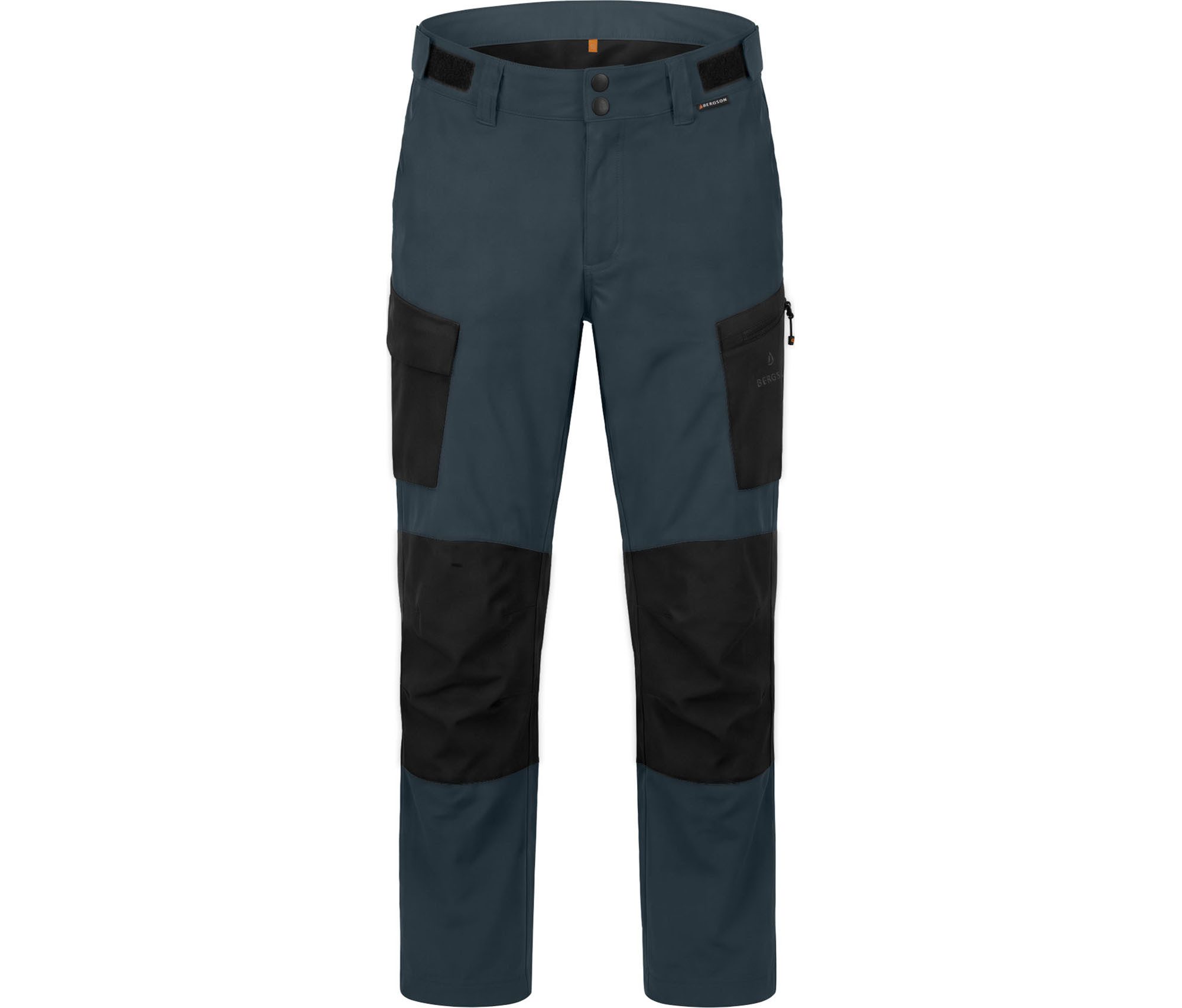Bergson Outdoorhose KOTKA Herren Wanderhose, robust, wasserabweisend, Kurzgrößen, grau