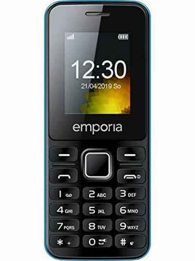 Emporia MD212 Dual-SIM schwarz/blau Seniorenhandy (4,57 cm/1,8 Zoll, 0,3 MP Kamera, Telefonbuch mit 300 Speicherplätzen)