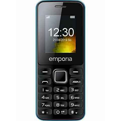 Emporia MD212 Dual-SIM schwarz/blau Seniorenhandy (4,57 cm/1,8 Zoll, 0,3 MP Kamera, Telefonbuch mit 300 Speicherplätzen)
