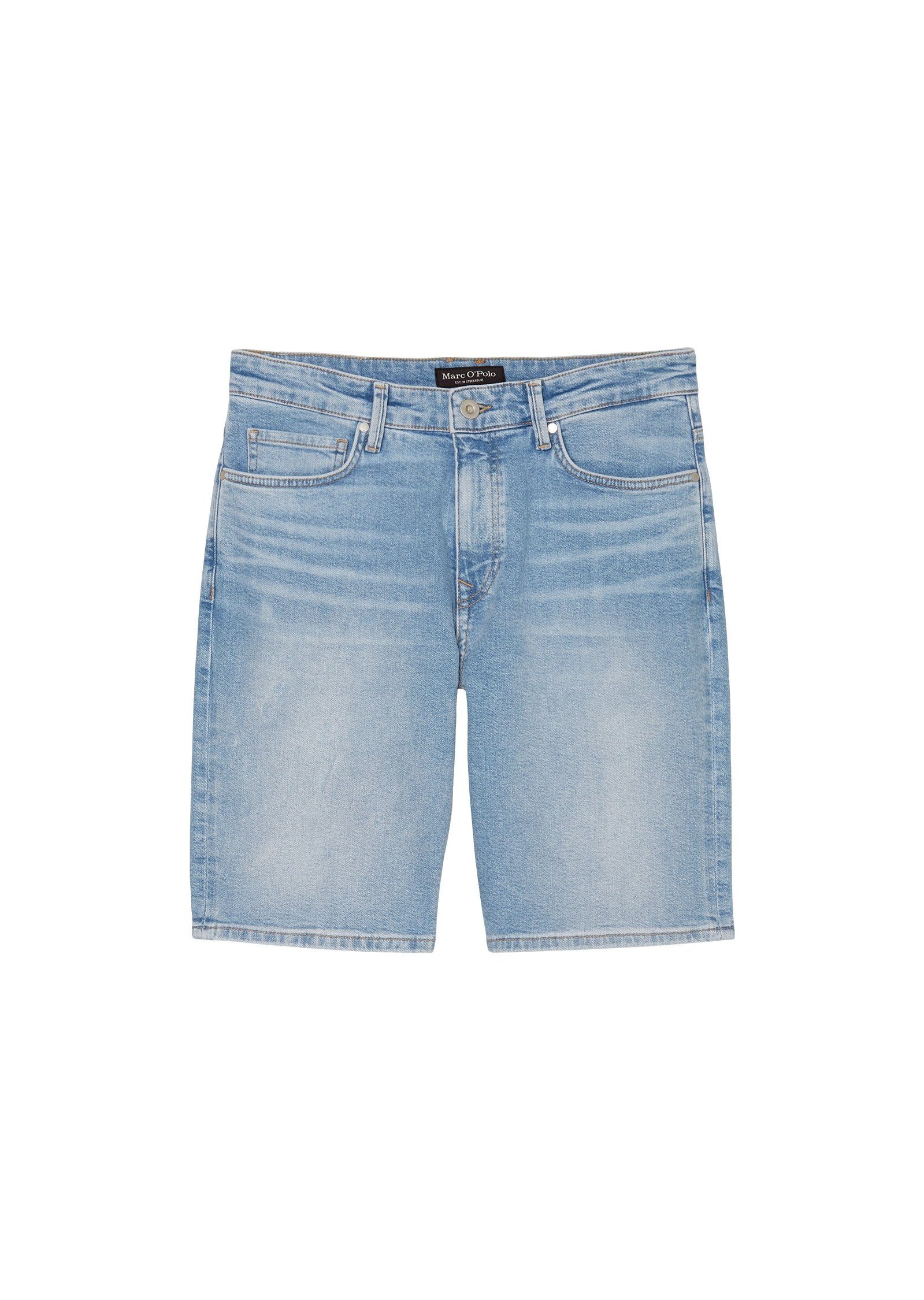 Marc O'Polo Shorts aus hellblau Authentic-Stretch-Denim-Qualität