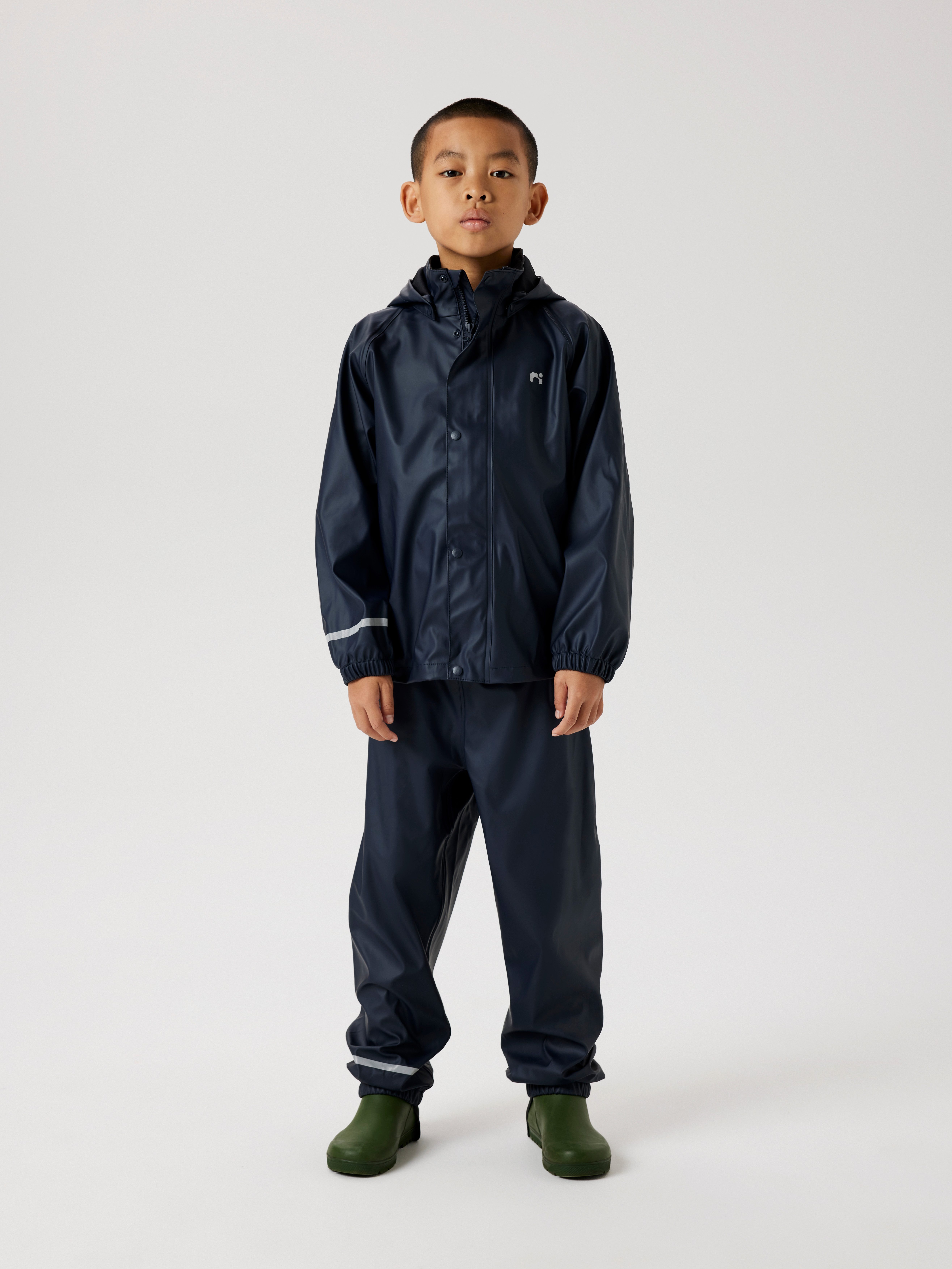 Name It Regenmantel NKNDRY10 für Mädchen mit Regenjacke und Hose im Set (Set, 2-tlg) unifarben, casual, regular fit, Kunstfaser, Web