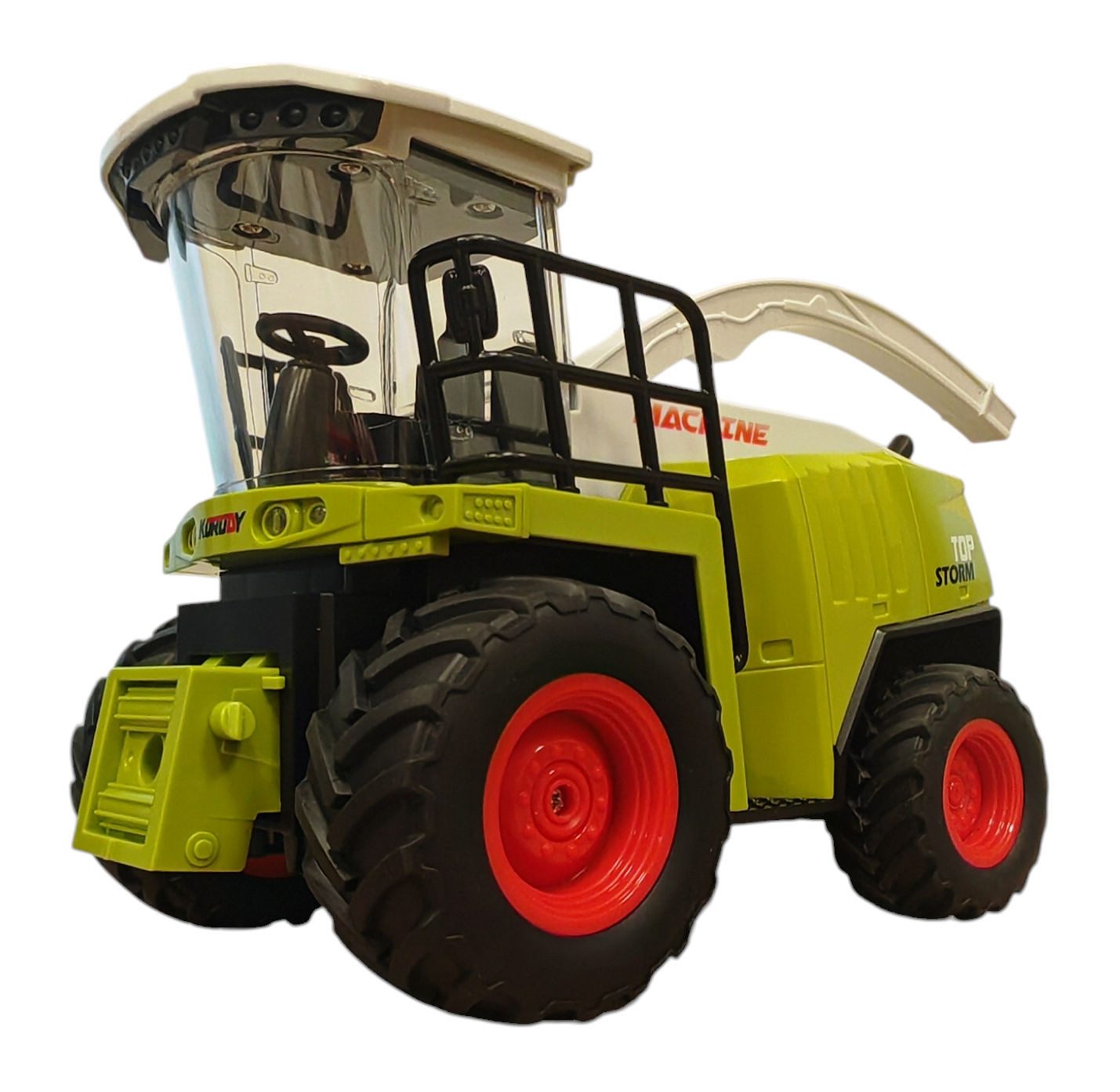 COIL RC-Traktor Bauernhof Traktor, Mähdrescher Truck, Bauernhofspielzeug (Modell: 6611), Ferngesteuert, Maßstab: 1:24, Frequenz: 2,4 GHz, Ton, Licht