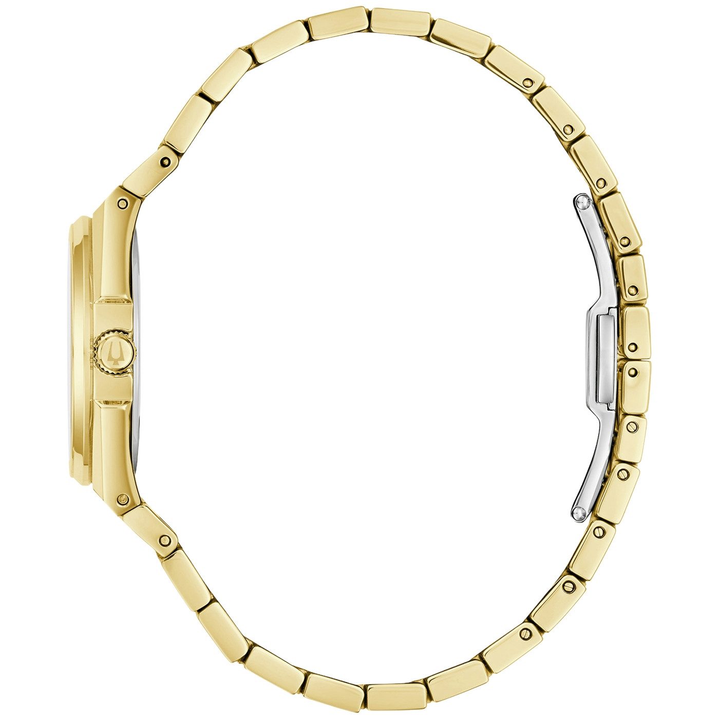 Bulova Quarzuhr Classic 97M123, Armbanduhr, Damenuhr, Edelstahlarmband, analog, Big Date