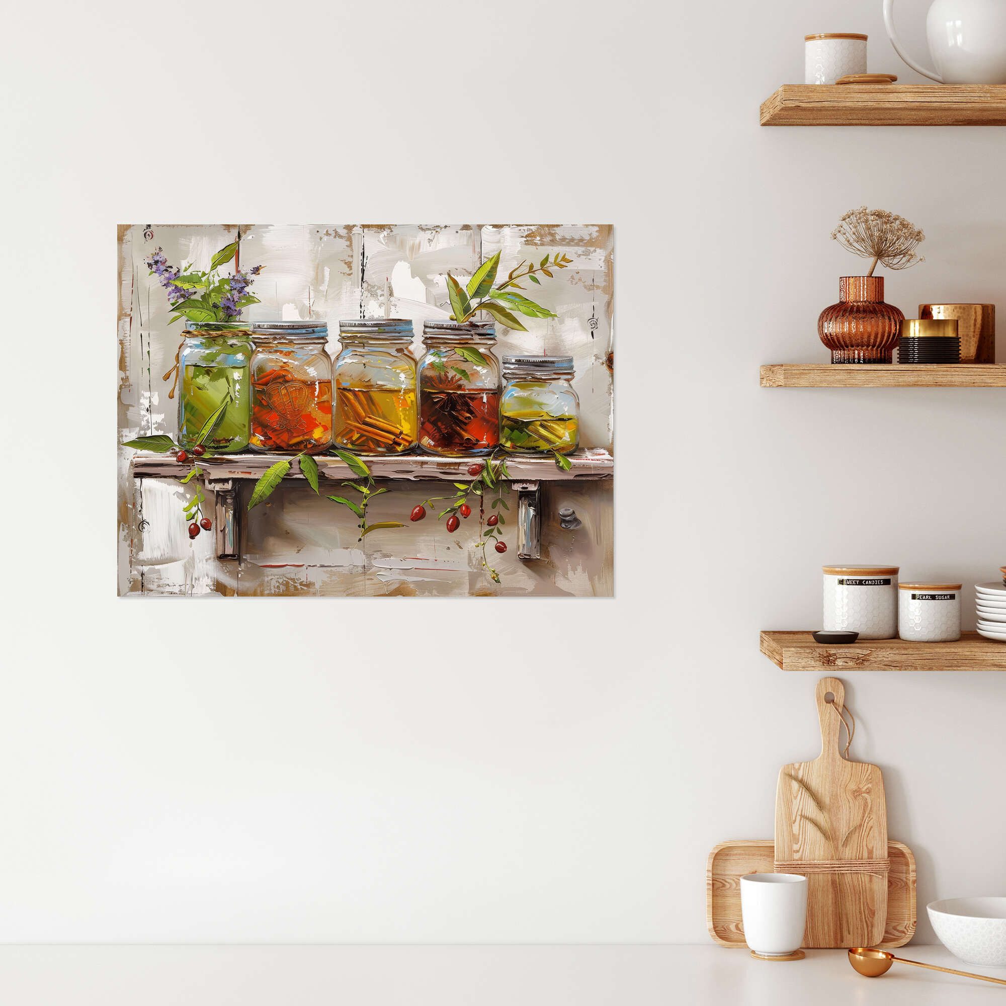 Posterlounge Wandbild Sommer auf dem Küchenregal, DejaReve, erhältlich als Poster, Leinwandbild, Wandsticker oder Acrylglasbild – Bild 5 von 5