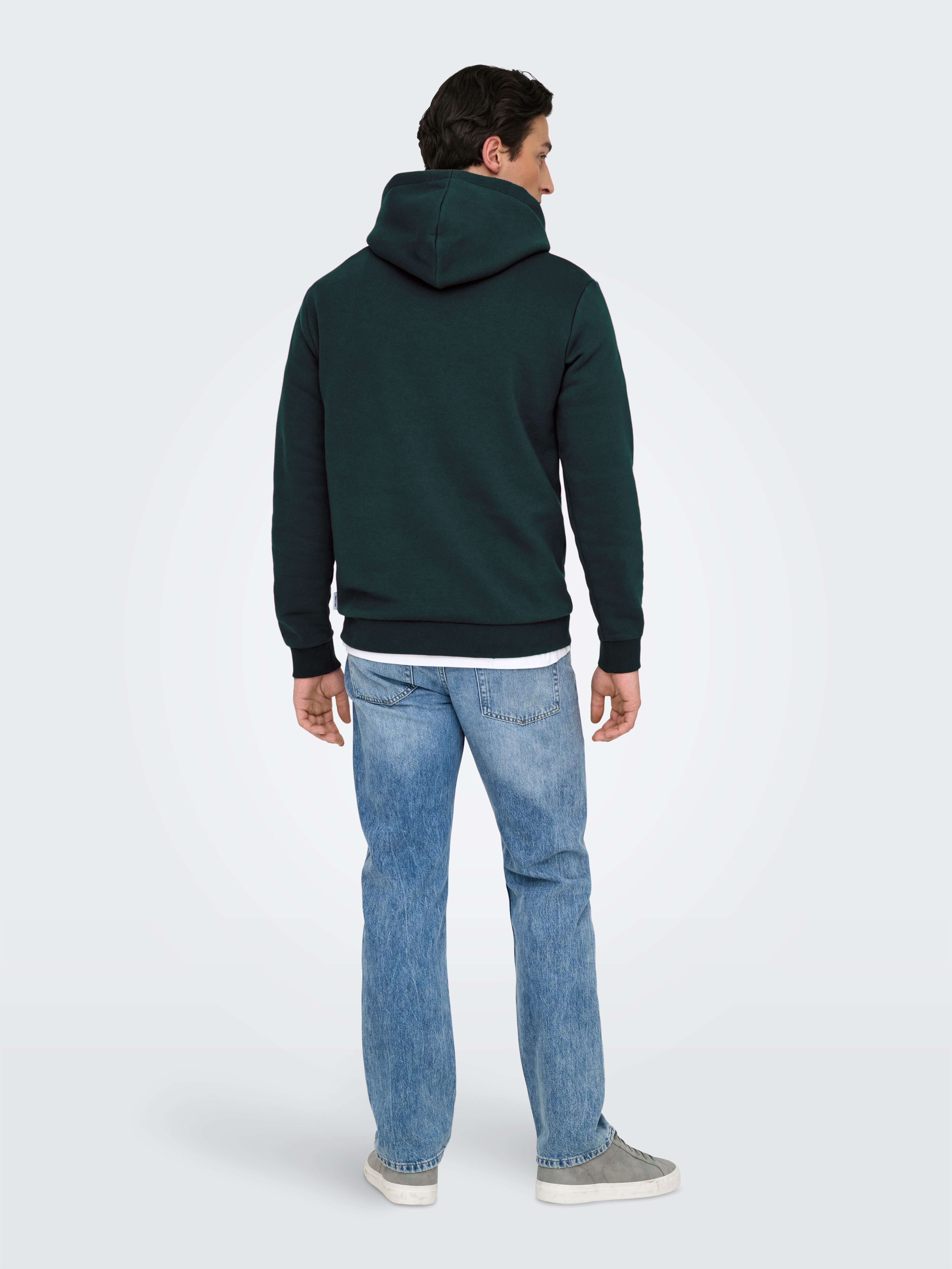 ONLY & SONS Kapuzensweatshirt ONSCERES HOODIE SWEAT NOOS Baumwollmischung, regular fit