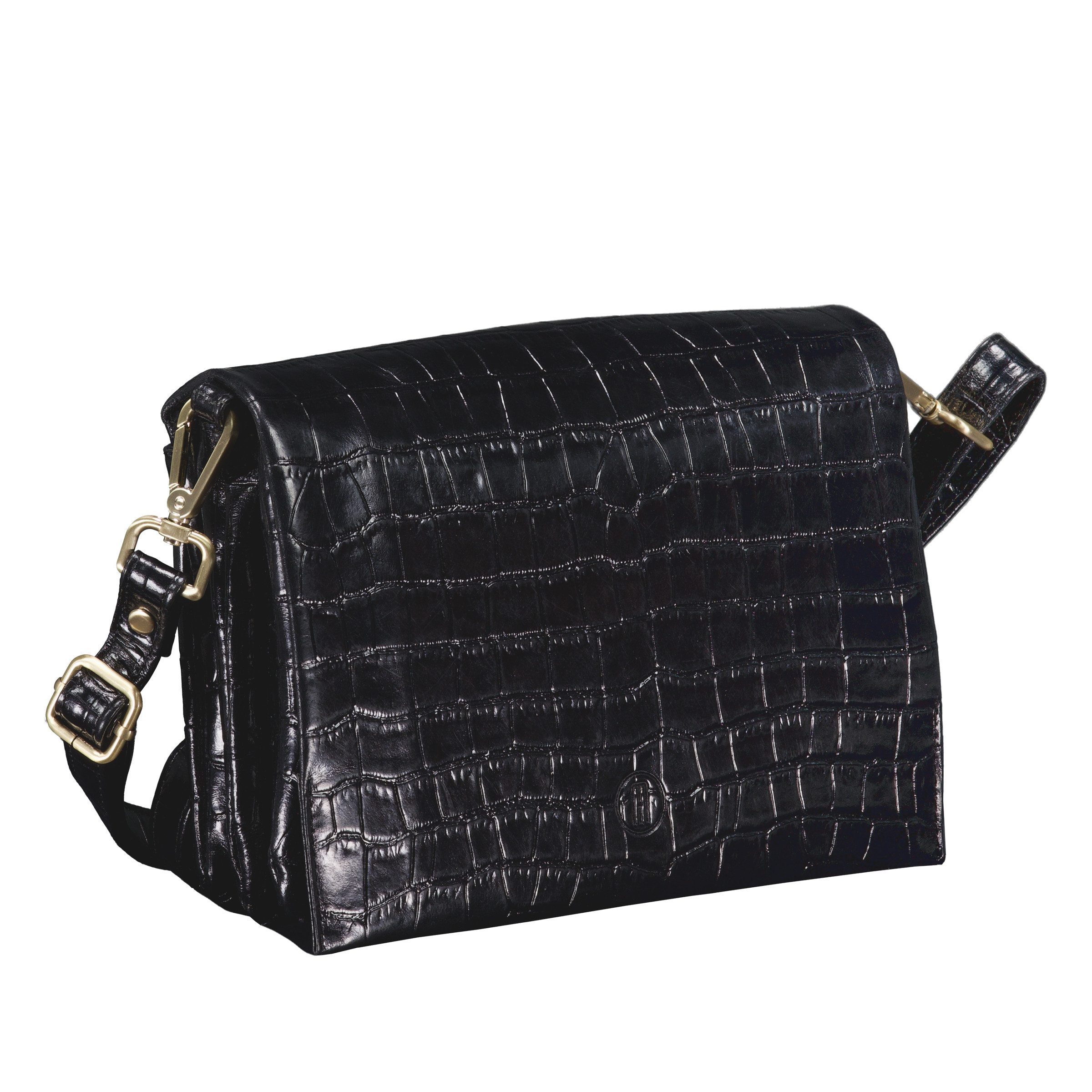 Hausfelder Manufaktur Umhängetasche Kroko günstig online kaufen