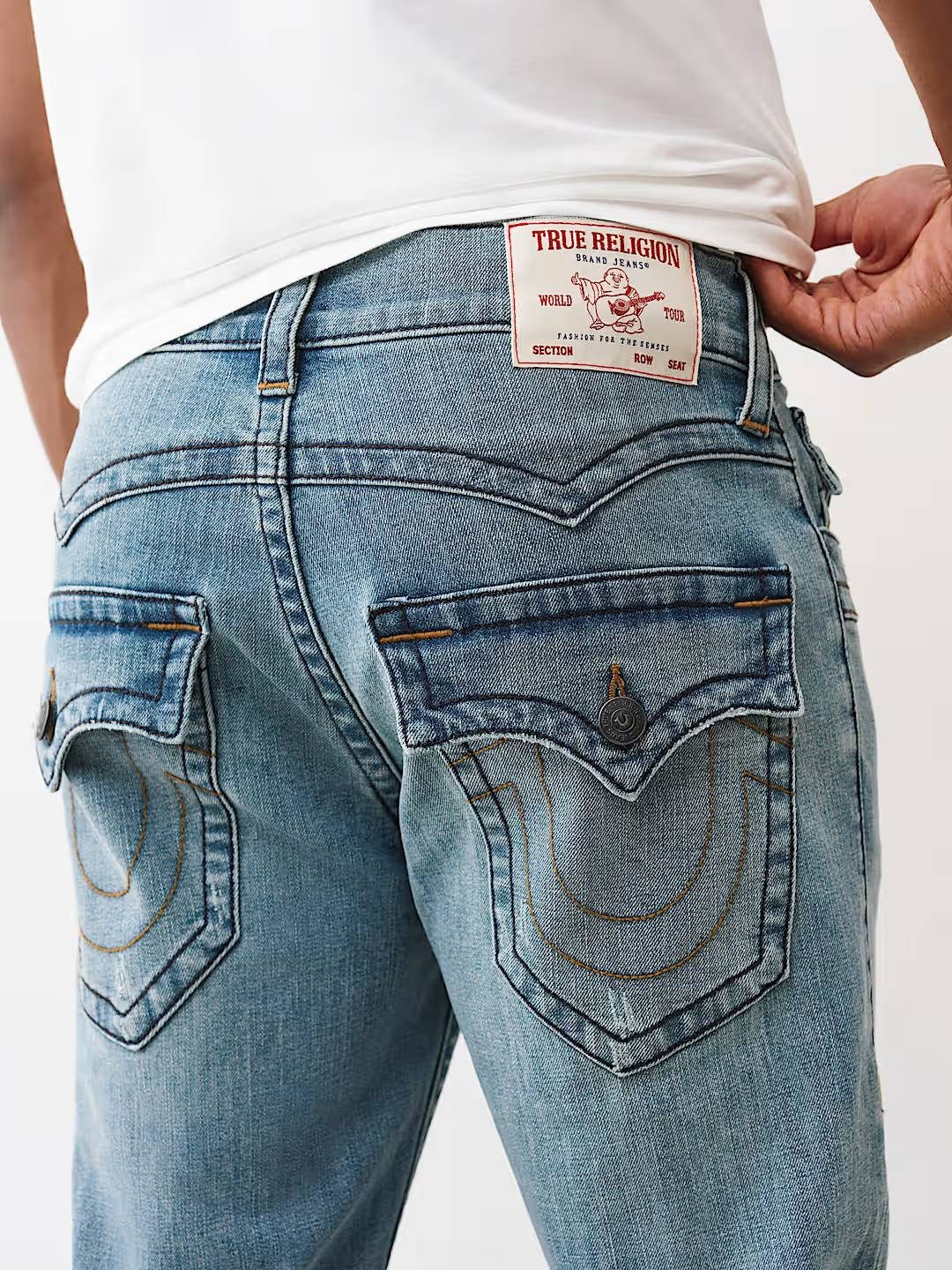 True Religion Straight-Jeans Jeans True Religion Ricky SN Jimmy 5-Pocket-Jeans – Bild 5 von 5