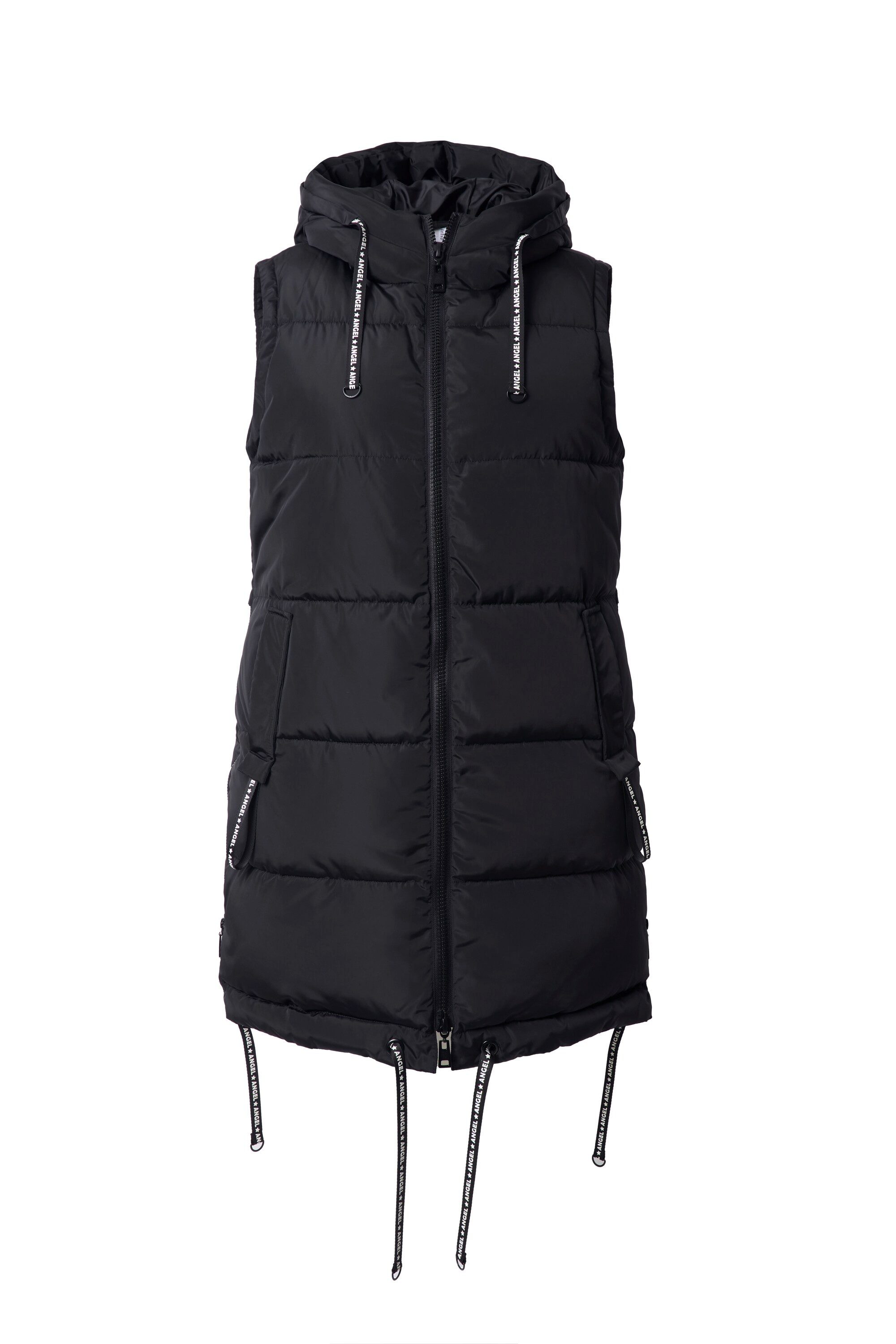 Angel of Style Steppweste Long-Steppweste A-Linie Kapuze günstig online kaufen