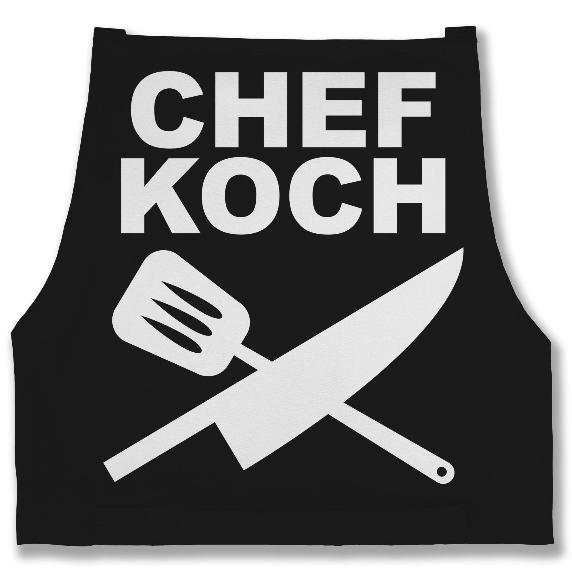 Shirtracer Kochschürze Chefkoch I Geschenk Kochen I Hobbykoch, (1-tlg), Kochschürze Herren Männer