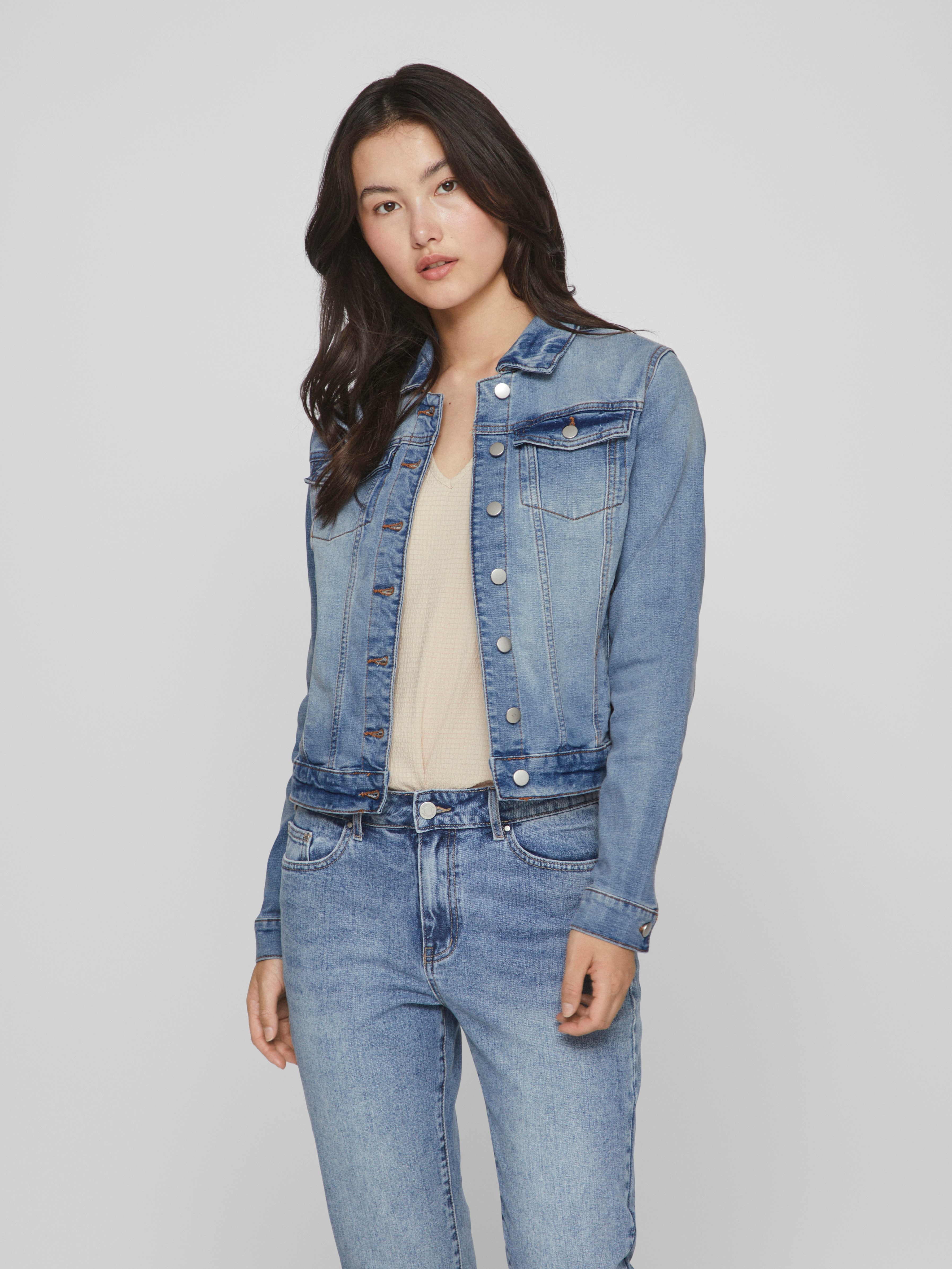 Vila Jeansjacke VISHOW NEW L/S DENIM günstig online kaufen