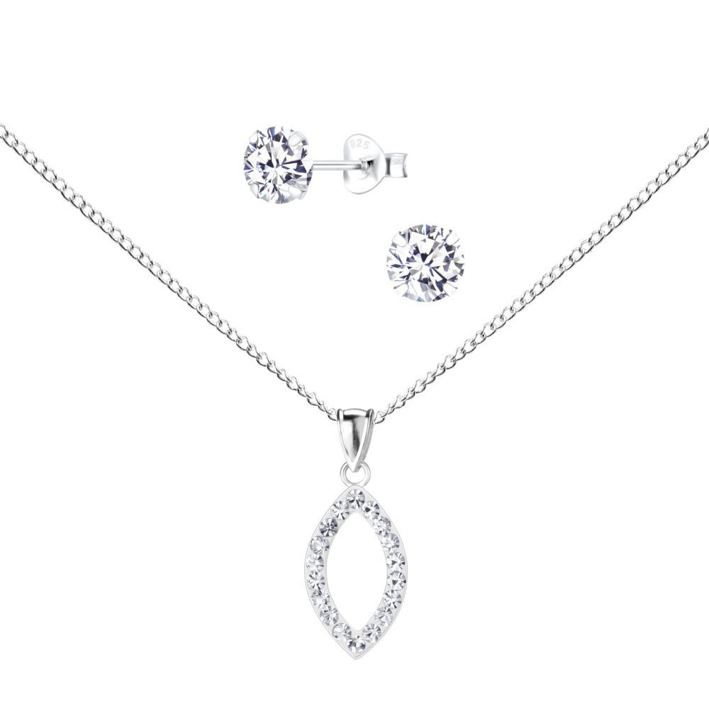 ALEXANDER YORK Schmuckset MARQUISE Zirkonia, 4-tlg., günstig online kaufen