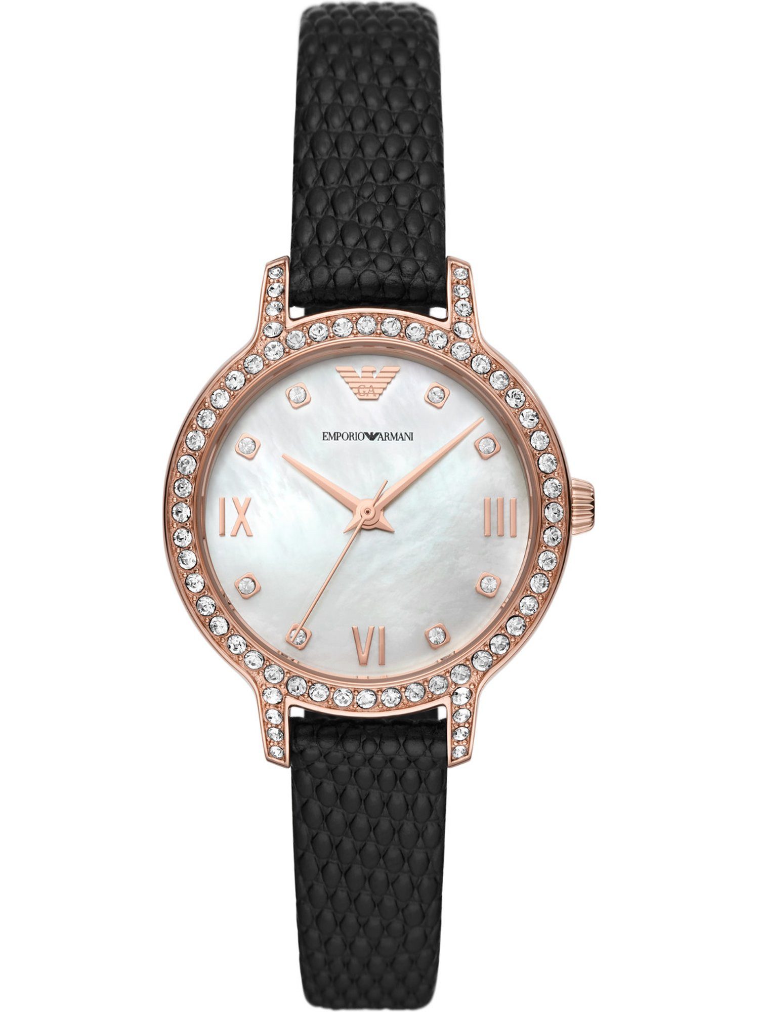 Quarzuhr Emporio Armani Damen-Uhren Analog Quarz