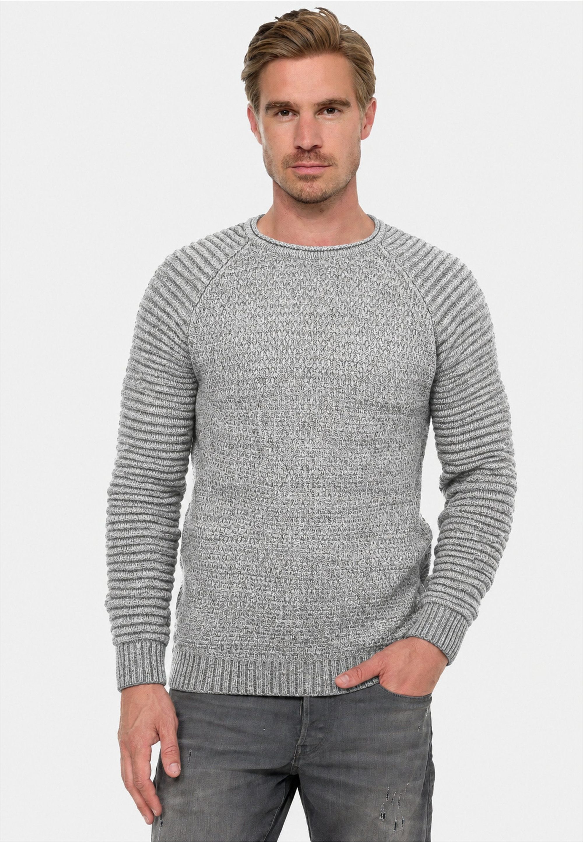 Rusty Neal Strickpullover in modischem Grobstrick-Design