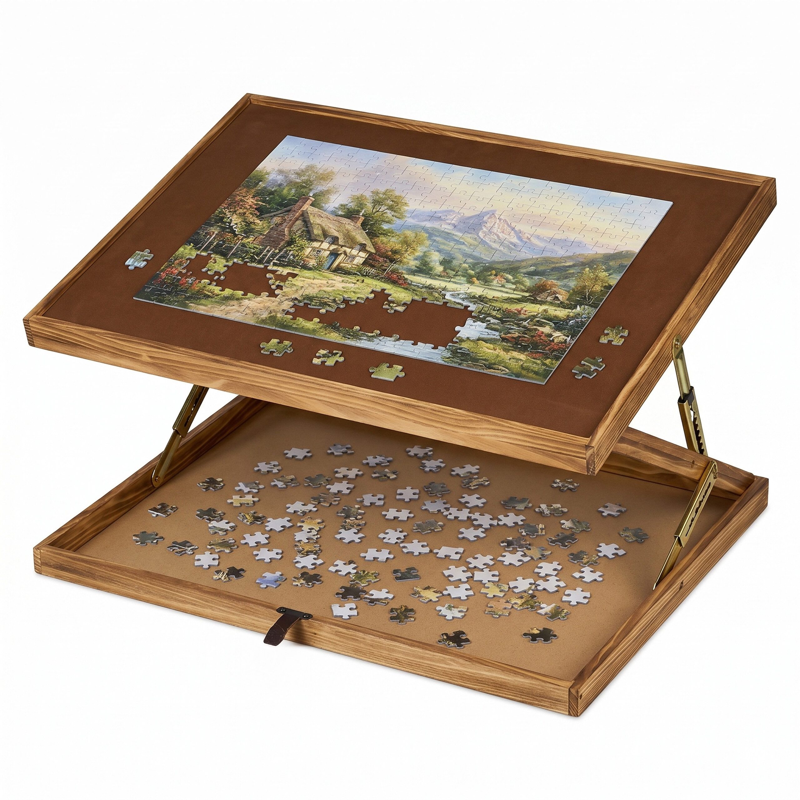 relaxdays Puzzleunterlage Puzzletisch, (1-tlg)