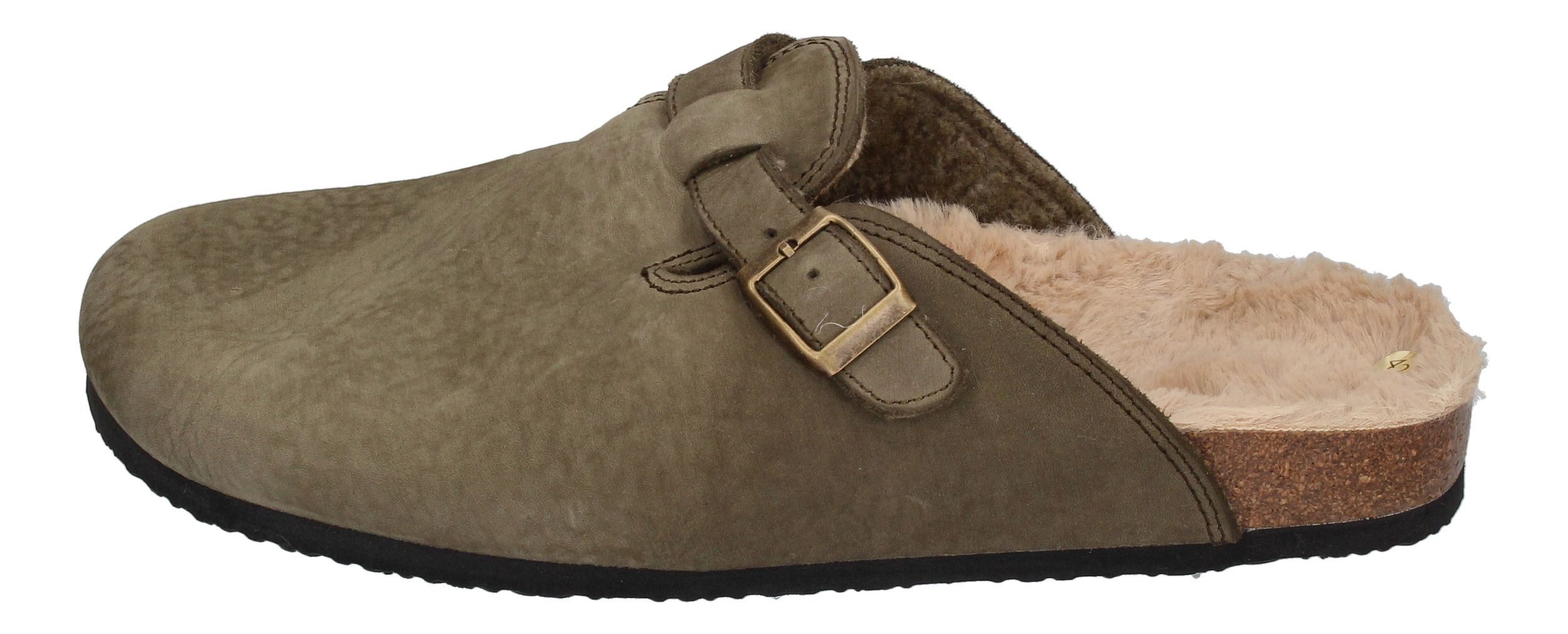 Natural World BIO SLIPPER NAPA WOOL Hausschuh Forest
