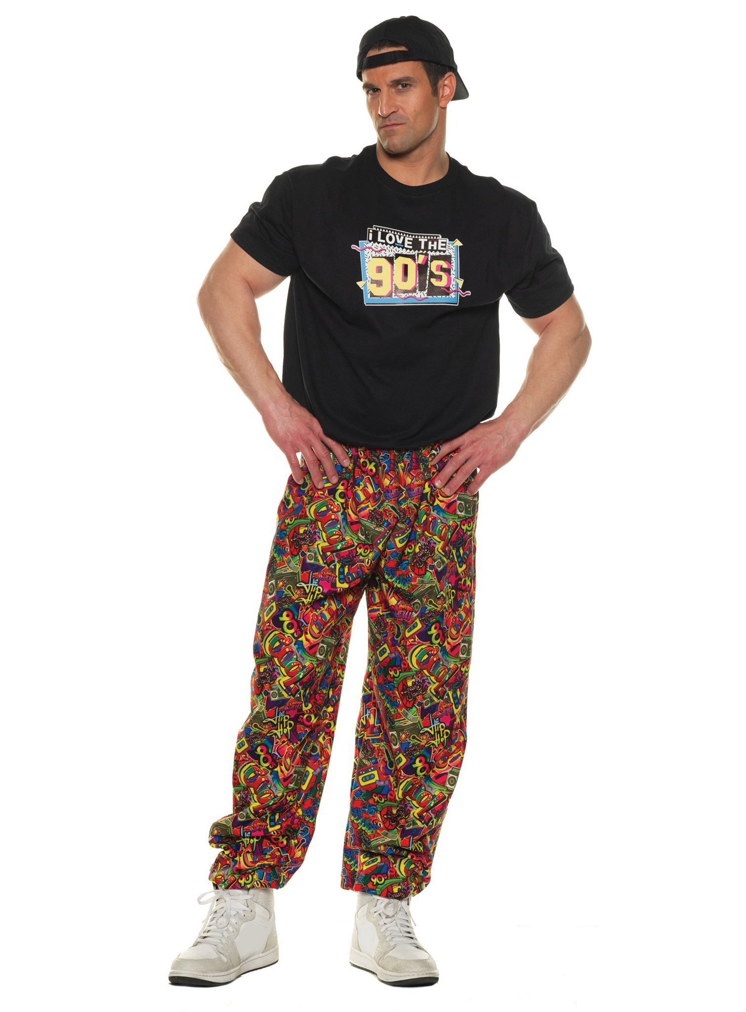 Underwraps T-Shirt 90er Jahre Shirt 'I Love The 90's' Motto-Shirt für die n günstig online kaufen