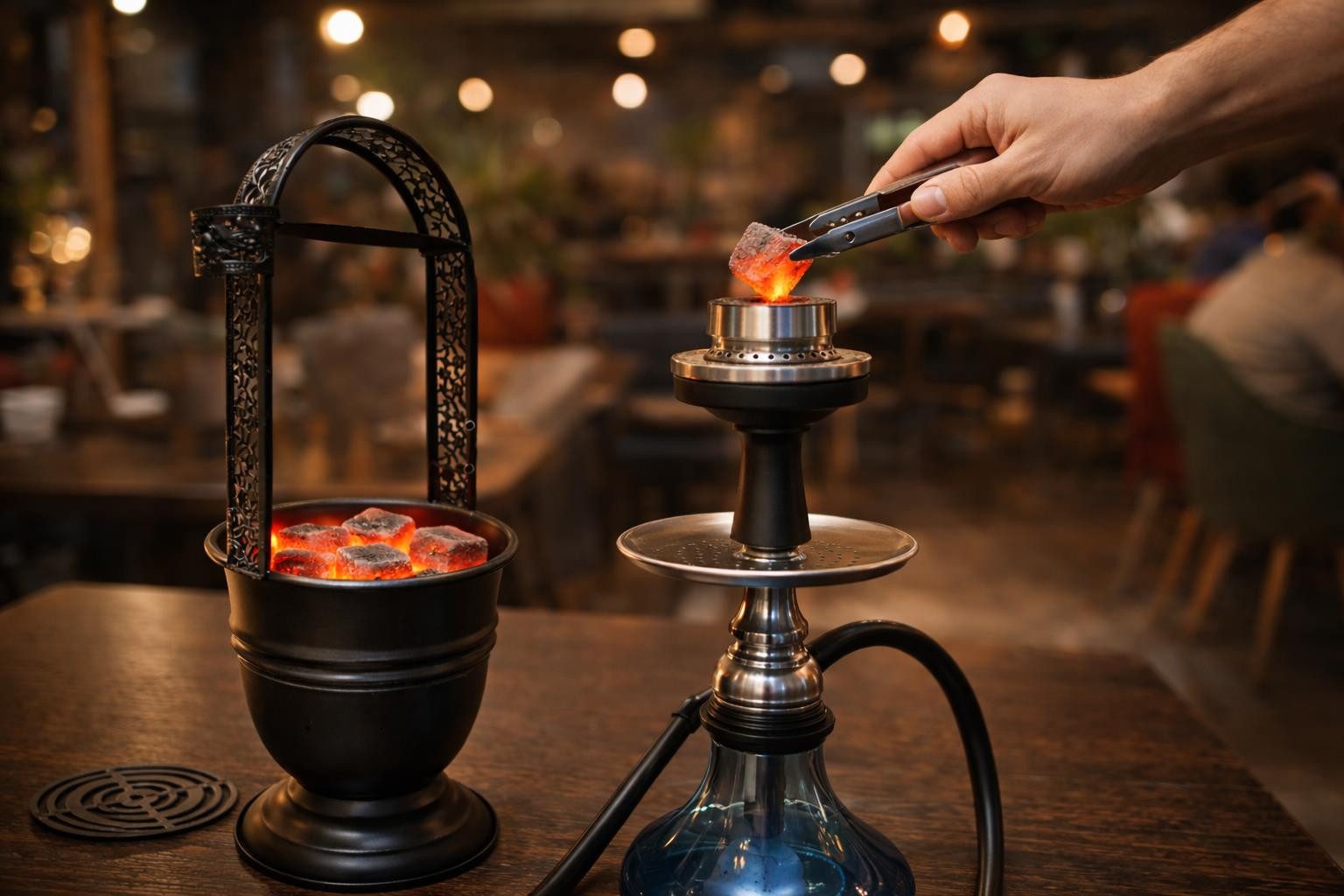 BAYLI Kohlekorb Bayli Shisha Kohlebehälter, Kohlekorb für die Shisha, Wasserpfeife