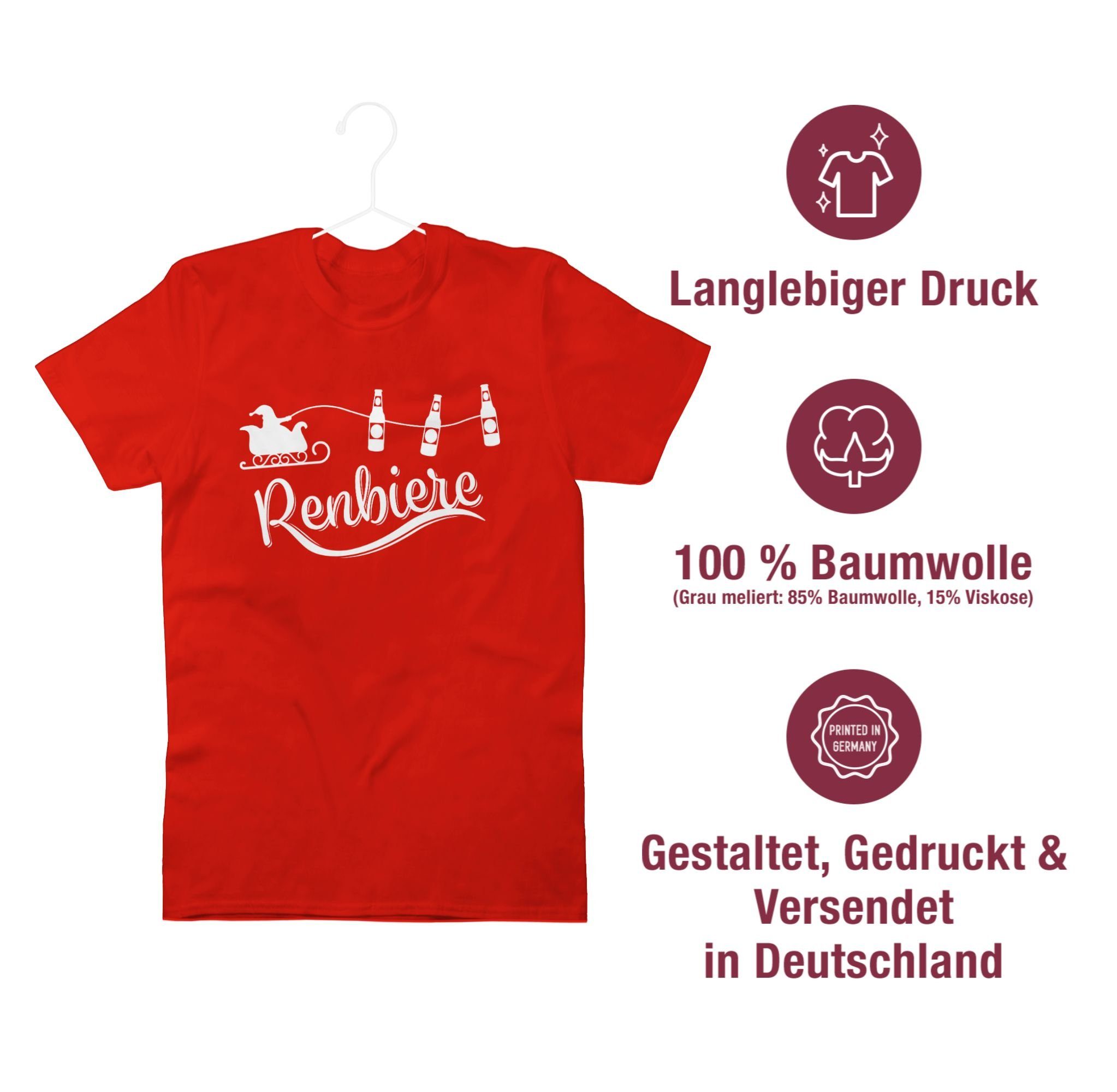 Rot & Geschenke Männer T-Shirt Renbiere 03 Herren Shirtracer