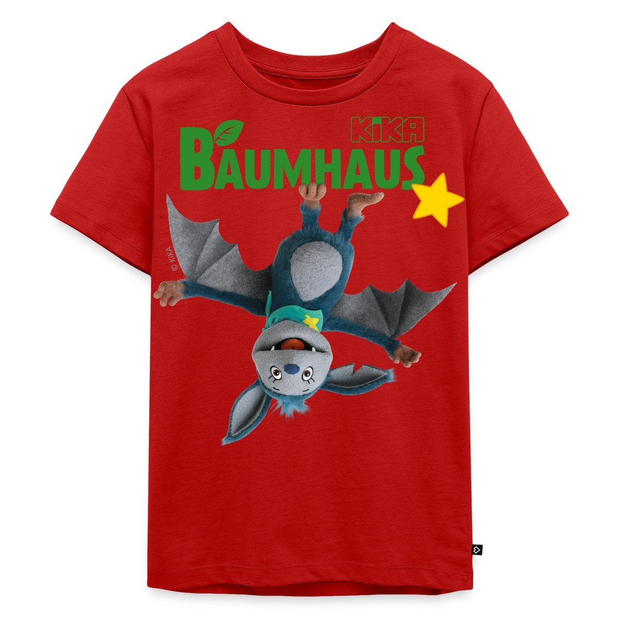 T-Shirt KiKA-Baumhaus mit Fidi Hängt vom Logo Kinder Premium T-Shirt