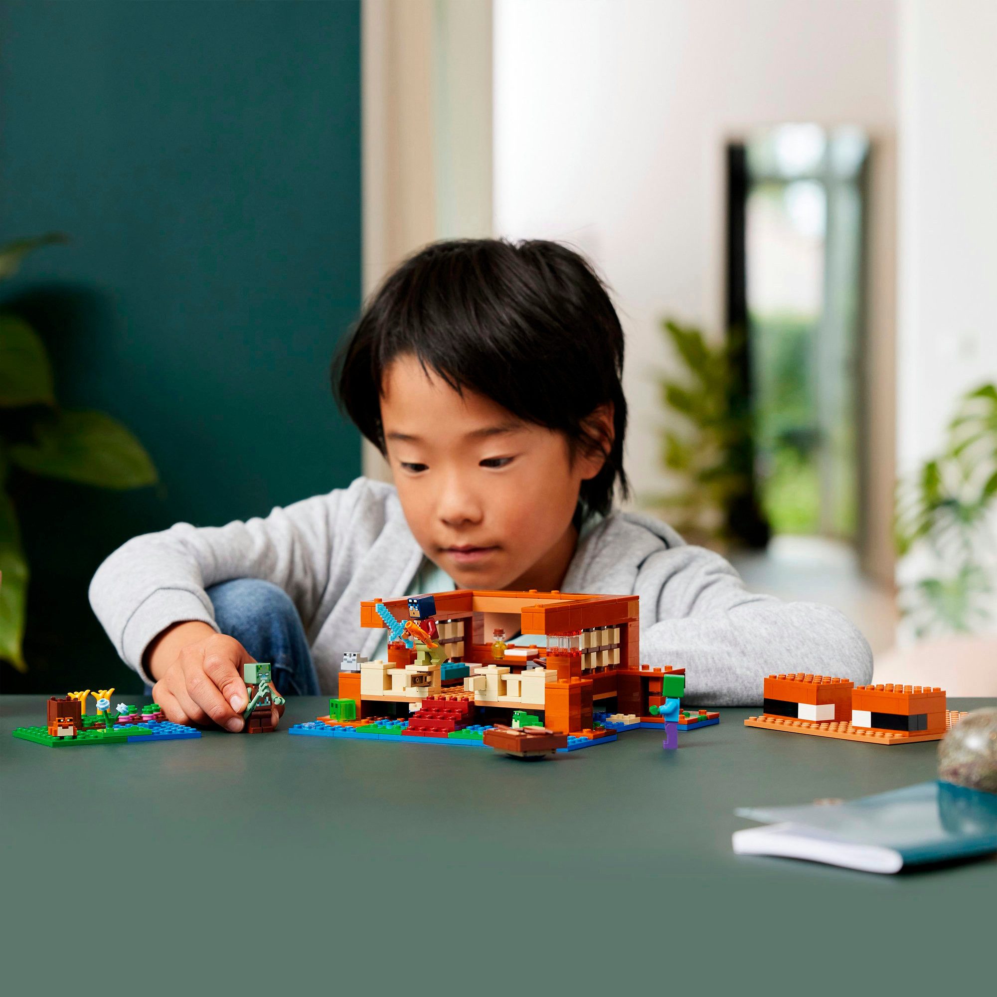 LEGO® LEGO Minecraft Das Froschhaus, Spielbausteine günstig online kaufen