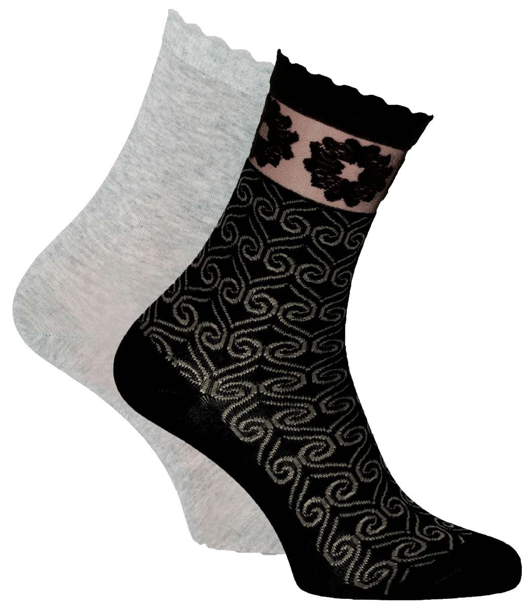 Basicsocken mit Ornamenten Design