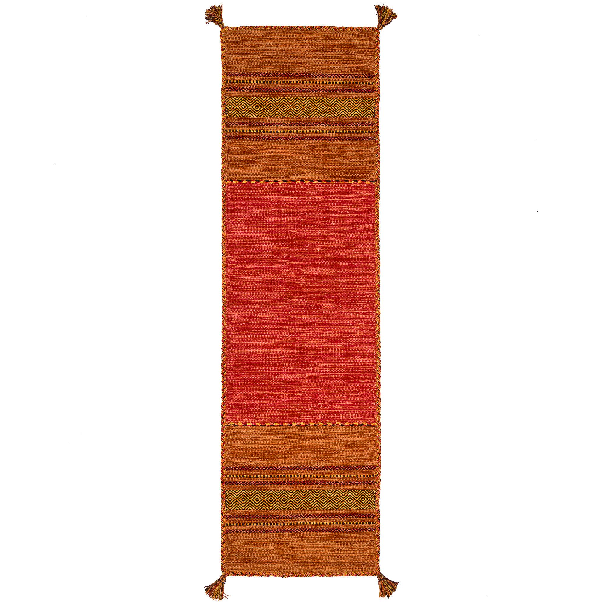 Pergamon Läufer Läufer Natur Teppich Kelim Navarro, Rechteckig, Höhe: 8 mm