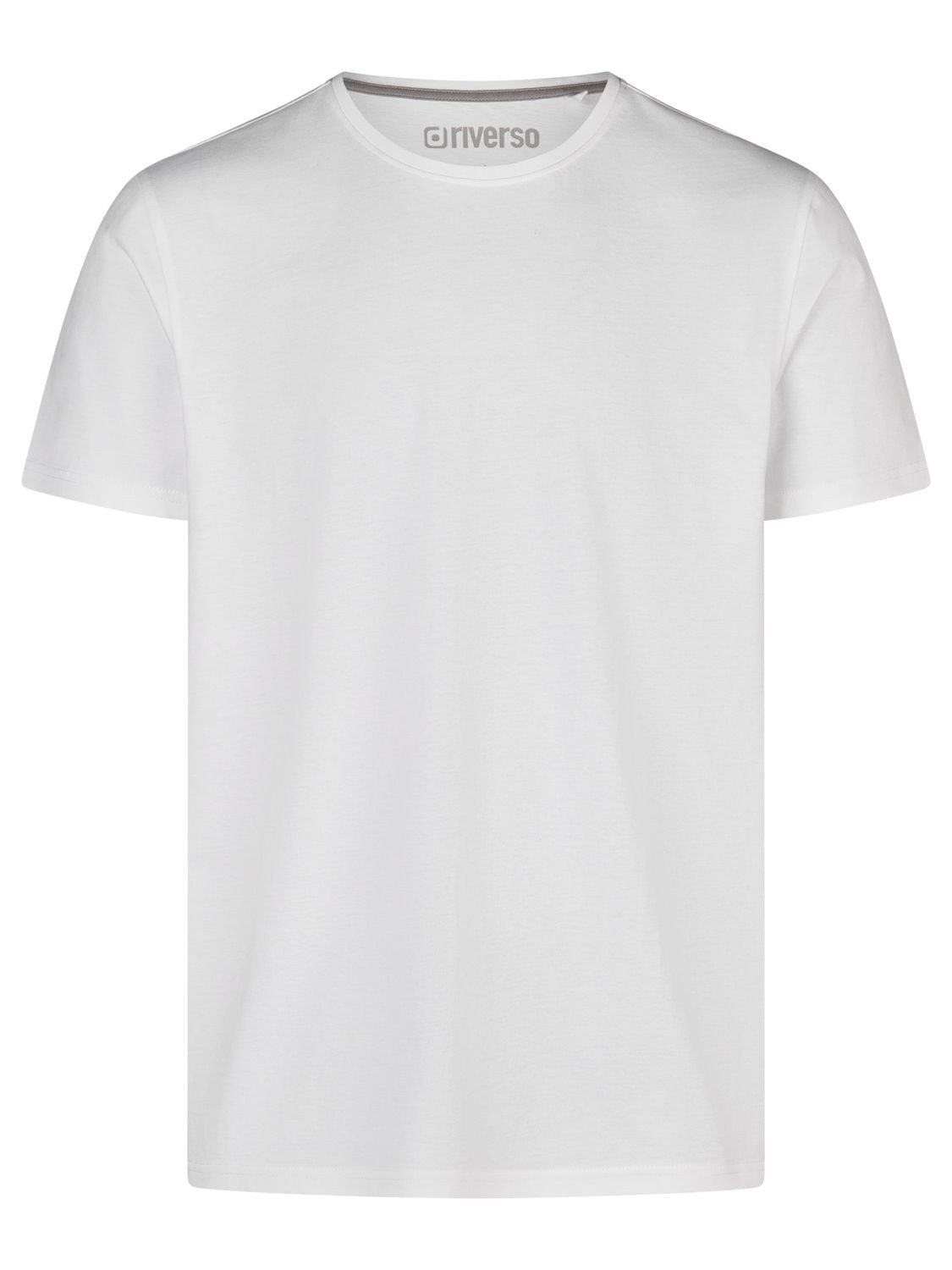 riverso T-Shirt Herren Basicshirt RIVDean 5er Set Pack Regular Fit (Vorteilspack, 5-tlg) Kurzarm Tee Shirt mit Rundhalsausschnitt aus 100% Baumwolle