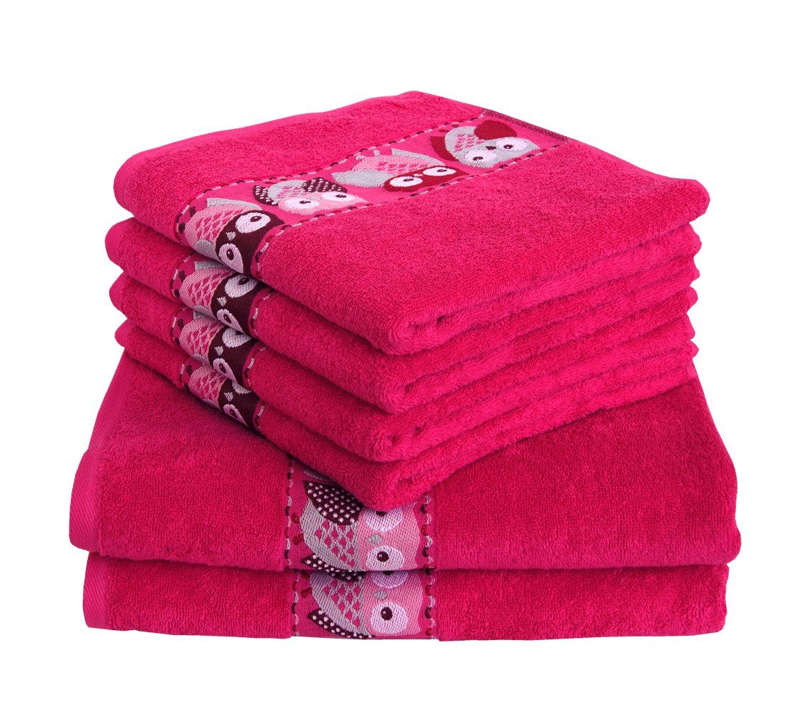 Dyckhoff Handtücher Dyckhoff Frottierserie 'Eule Modern' 1 tlg., (1-St) günstig online kaufen