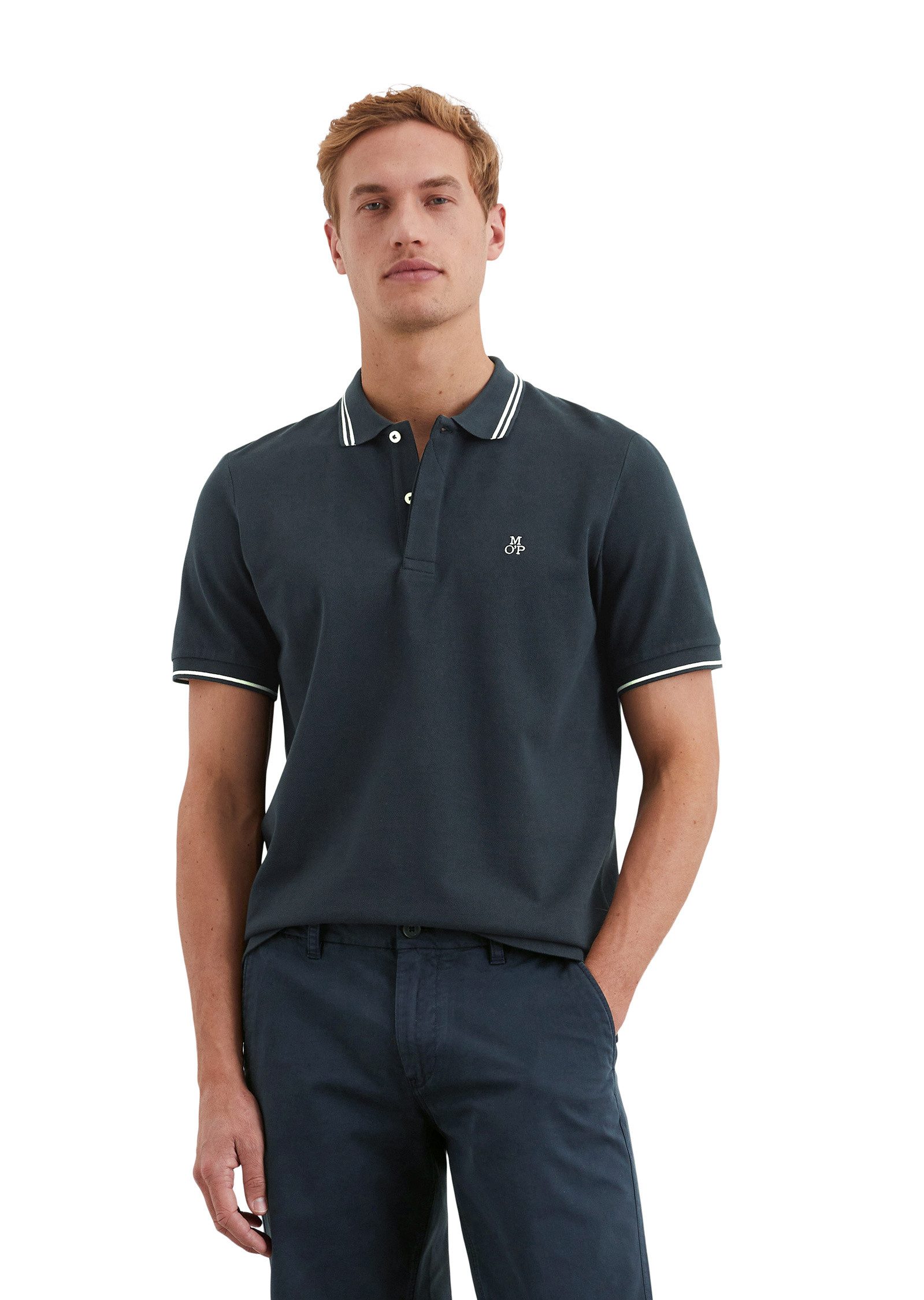 Marc O'Polo Poloshirt aus reiner Bio-Baumwolle günstig online kaufen