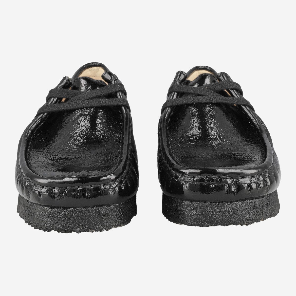 Clarks Clarks Wallabee. 26182760 4, Schnürschuhe, Schwarz, Damen Schnürschuh