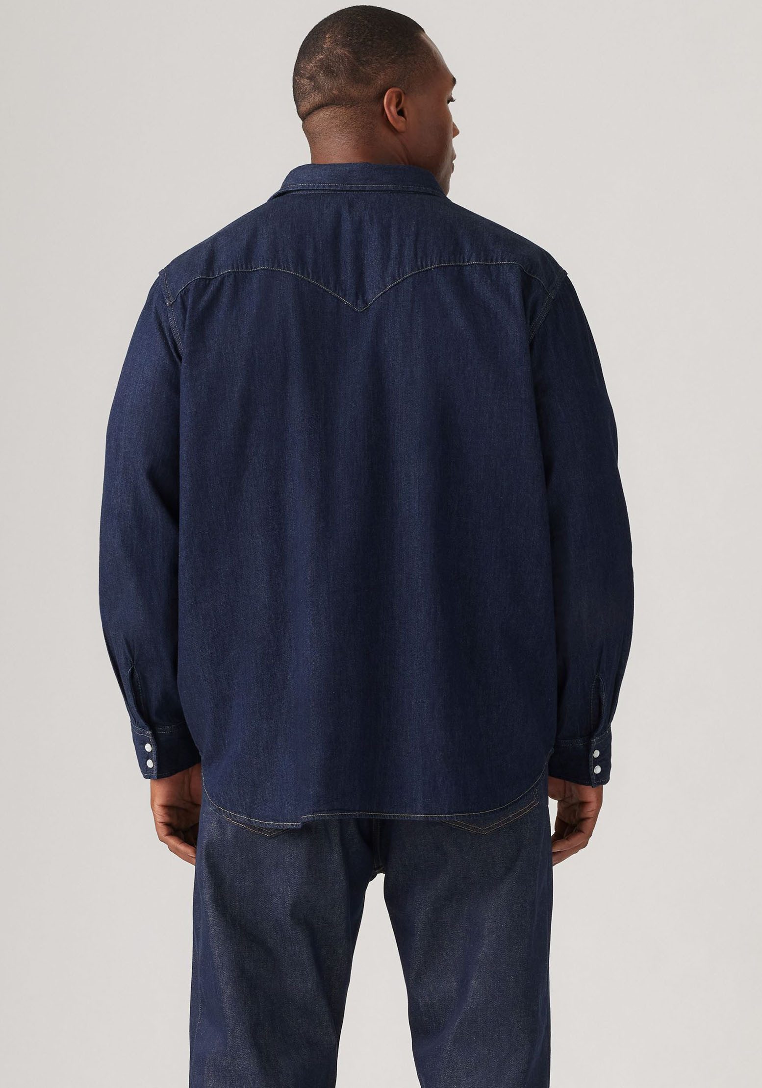 Levi's® Plus Jeanshemd im Westernstyle