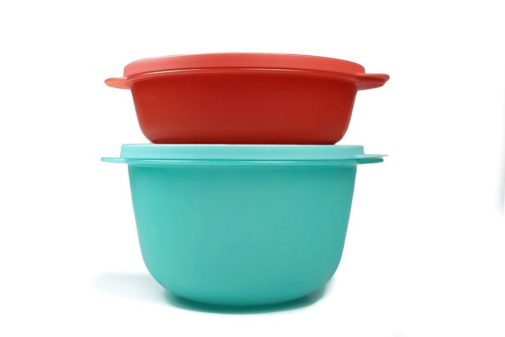 TUPPERWARE Mikrowellenbehälter TUPPERWARE Mikrowelle CrystalWave 1,8 L + 850 ml Mikro Micro Wave