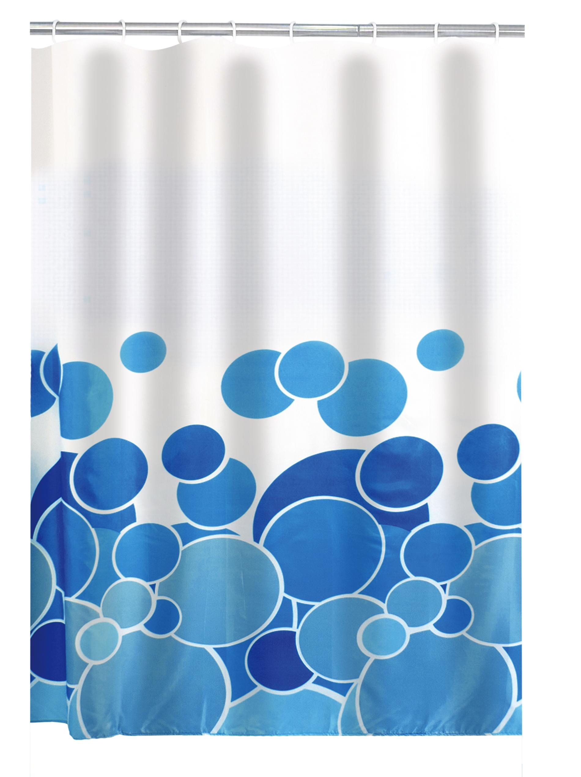 Ridder Duschvorhang Kani blau Breite 180 cm