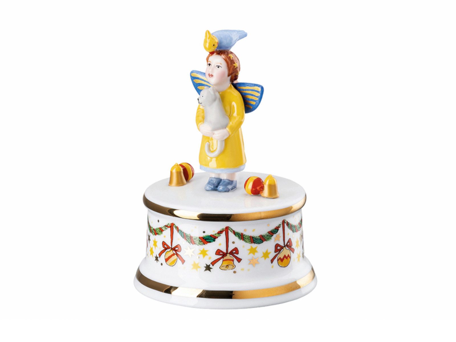 Hutschenreuther Weihnachtsfigur Sammelkollektion 2024 Weihnachtsleuchten Spieluhr klein