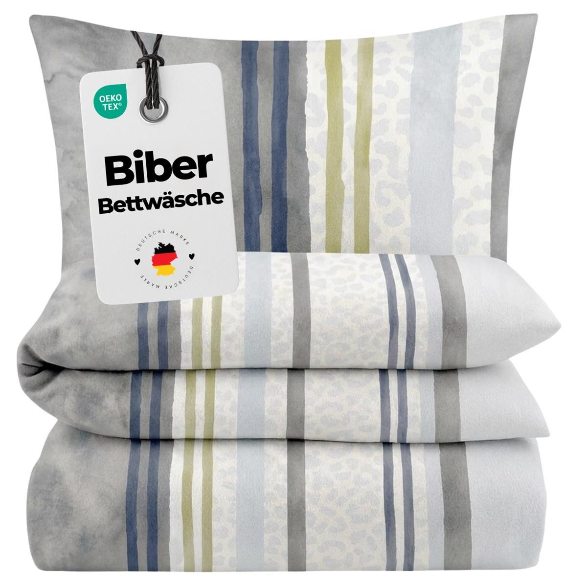 Flanell Biber Bettwäsche 200x200 online kaufen