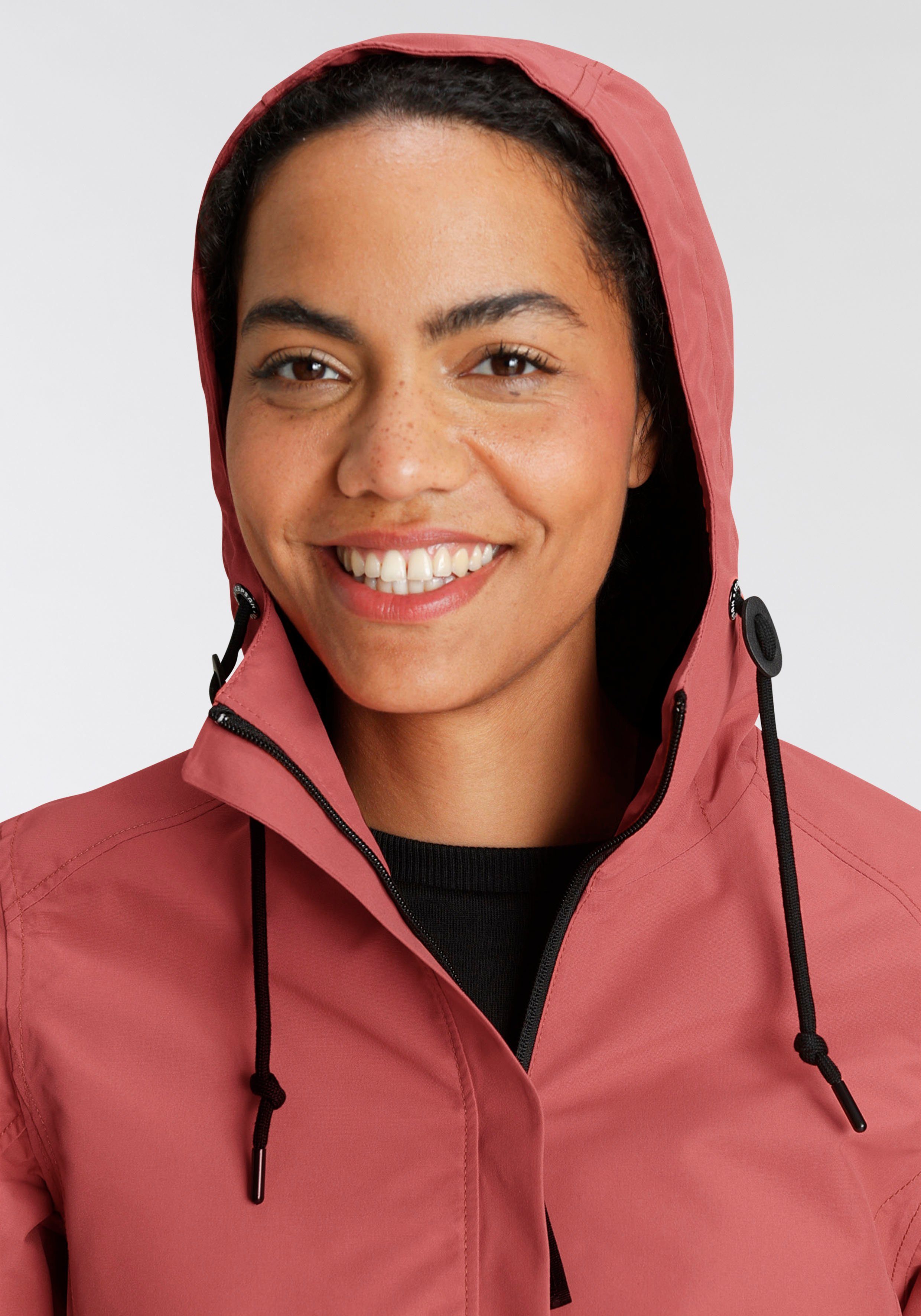 Icepeak Funktionsjacke D FUNKTIONSJACKE ADENAU Winddicht coral-red Wasserdicht &