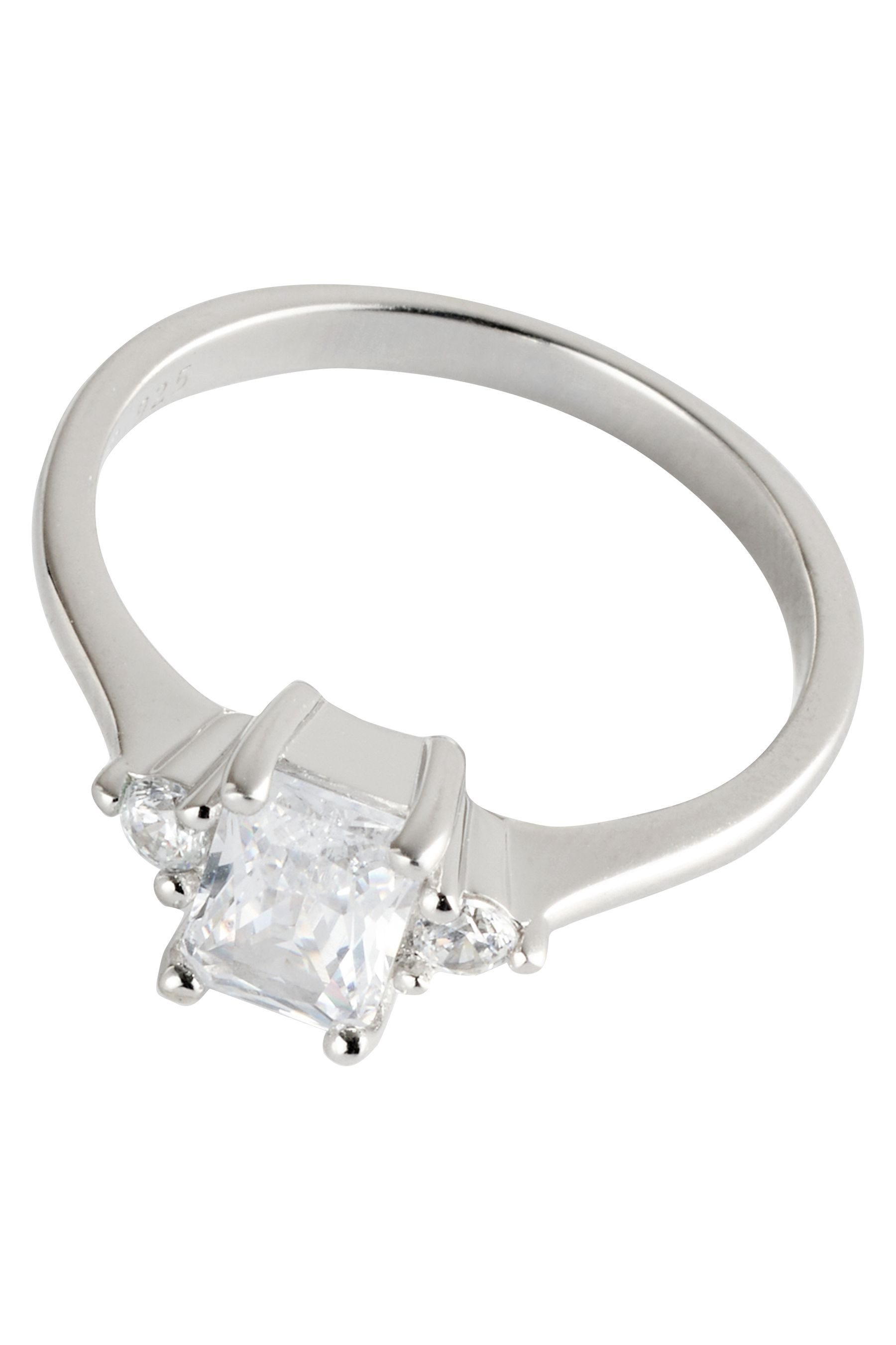 Next Fingerring Rechteckiger Funkelnder Ring (1-tlg)