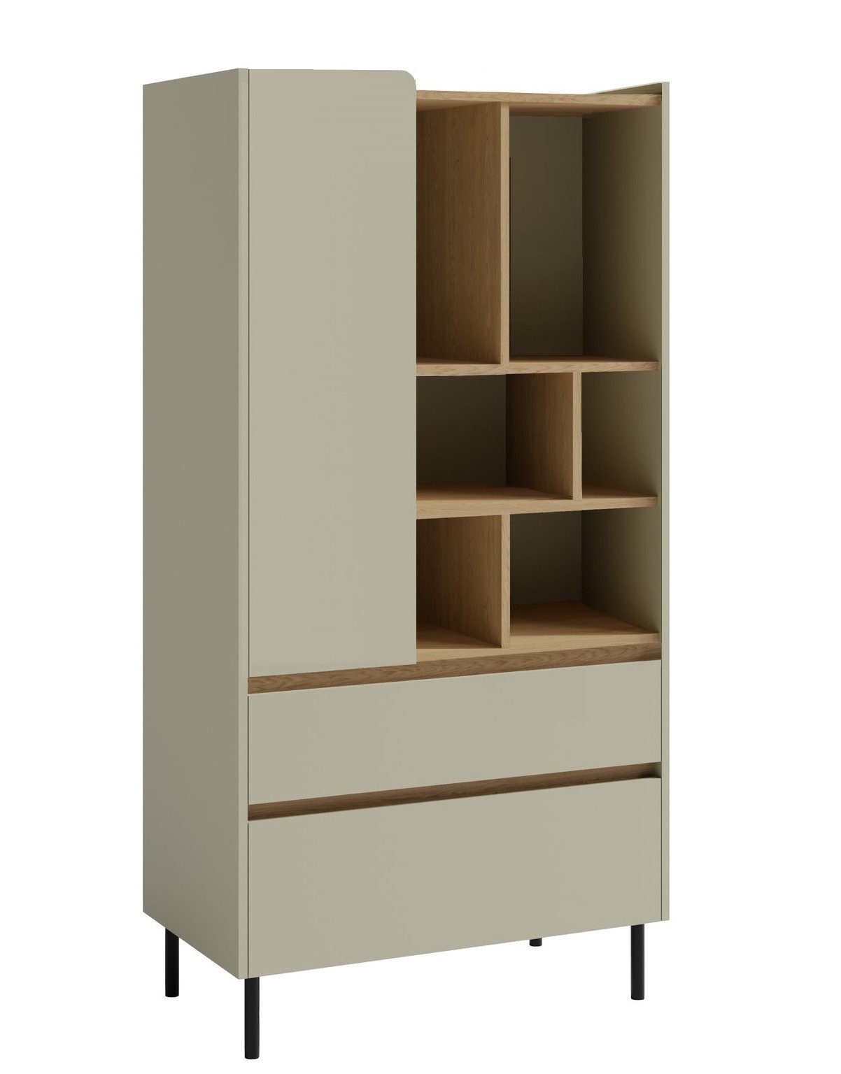 Marmex Möbel Mehrzweckregal LUCA LC6 Hochkommode, Kommode Sideboard