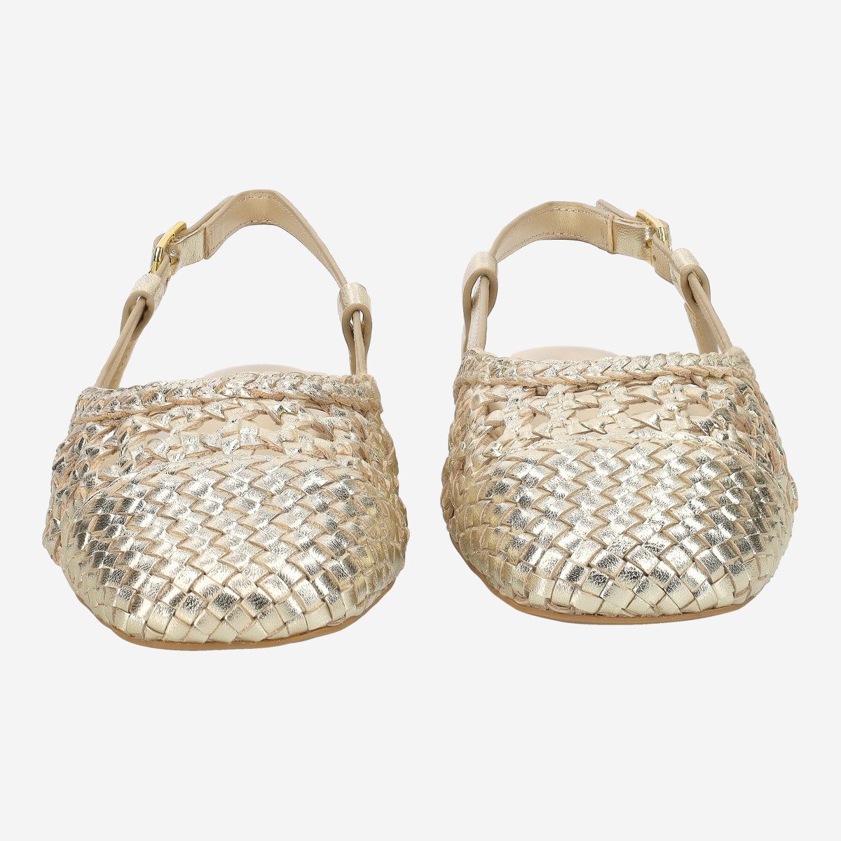 Unisa Unisa BADRI_SHF PLATINO, Peeptoes & Slingpumps, Gold, Damen Peeptoepumps