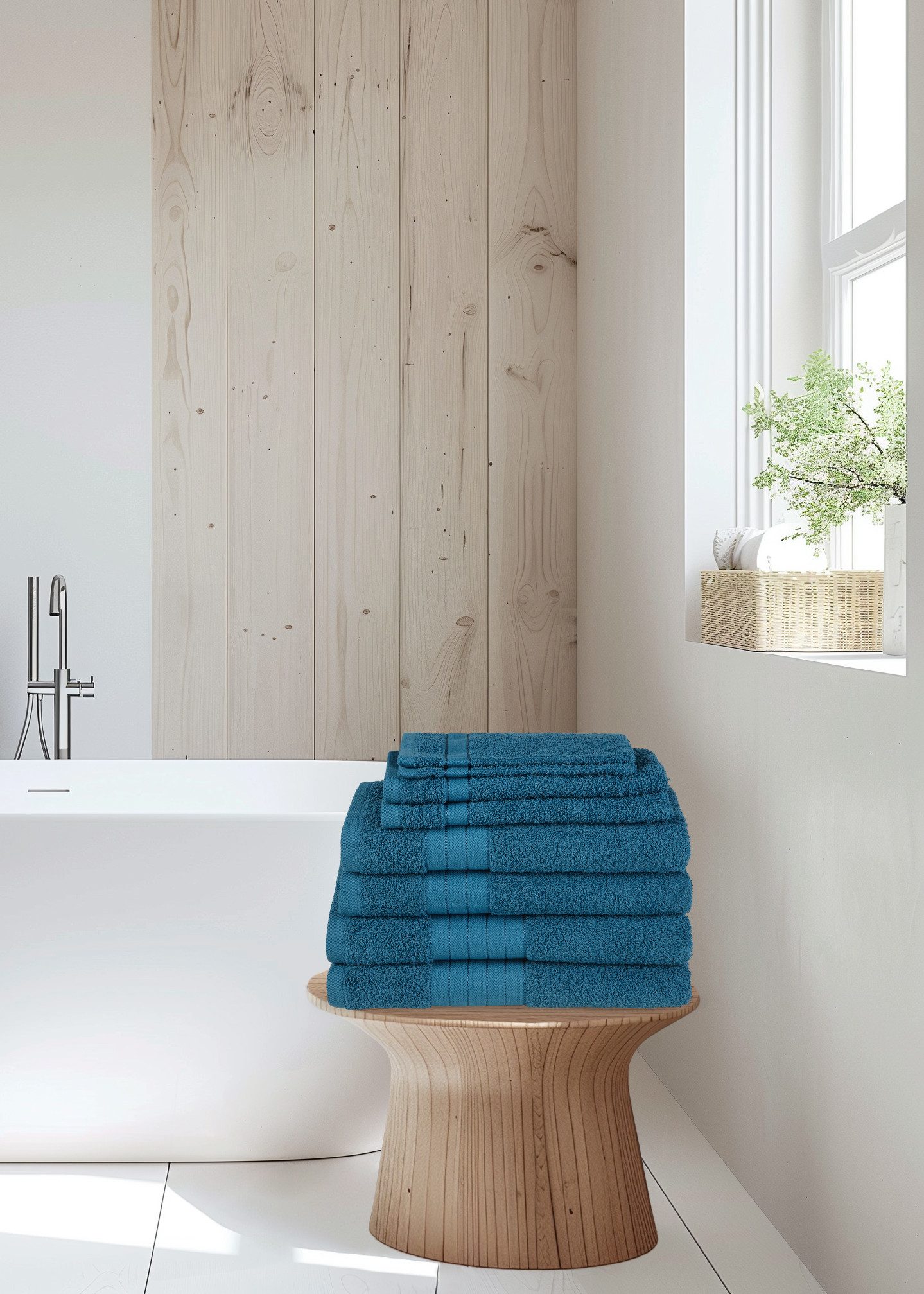 good morning Handtuch Set "Uni" Baumwolle, Walkfrottee, Bordüre, 500 GSM, E günstig online kaufen