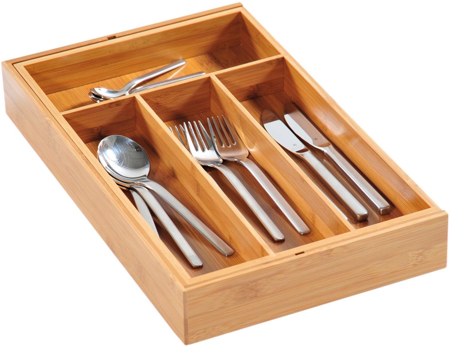 KESPER® Besteckkasten, variabel ausziehbar, Bambus günstig online kaufen